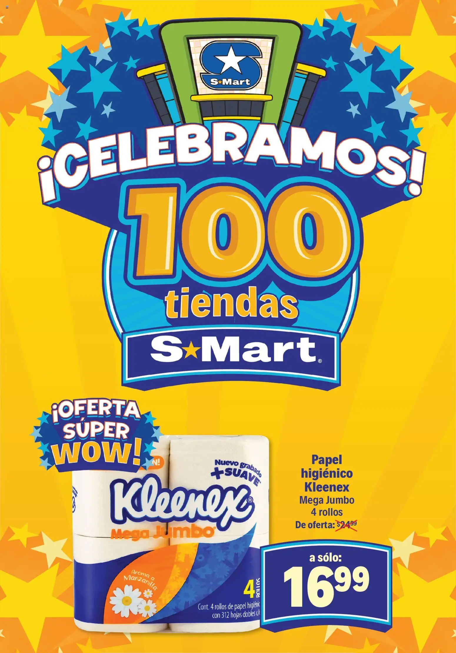 Nuevas ofertas de S-Mart válidas en toda la República Mexicana desde el 28.10.2025. ¡Encuentra las mejores ofertas en S-Mart folleto Ofertas de Feria Chihuahua! | Página: 2 | Productos: Papel higiénico