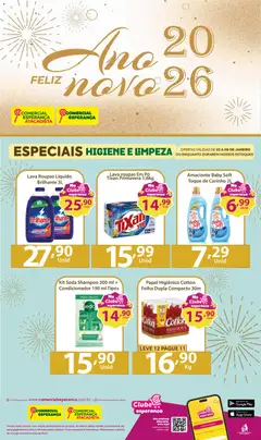 Comercial Esperança - Ofertas Higiene e Limpeza - Pré-Visualização do folheto da loja Comercial Esperança, válido de 02.01.2026