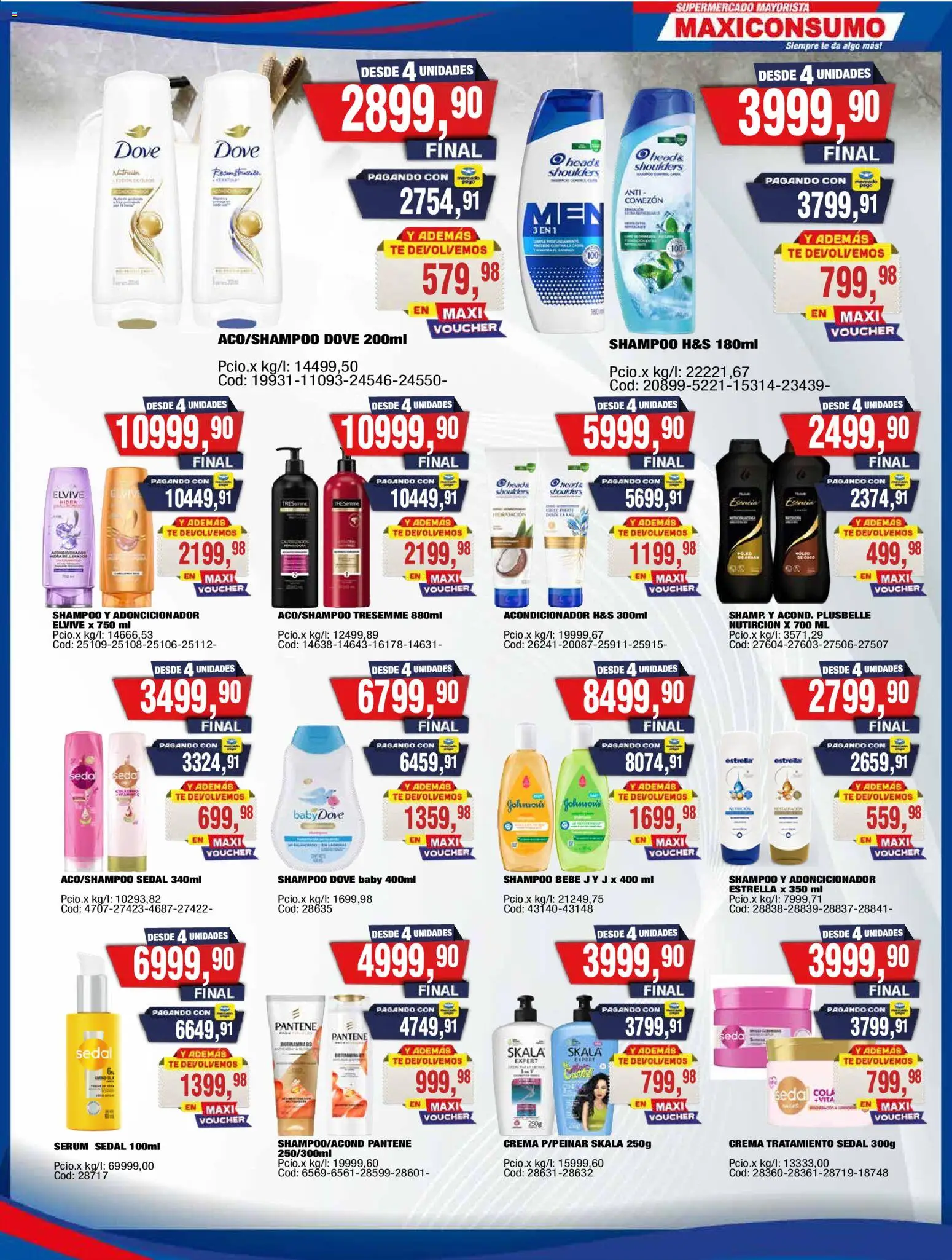 Maxiconsumo ofertas │ válido desde el 20.04.2026 | Página: 25 | Productos: Serum, Shampoo, Té, Crema