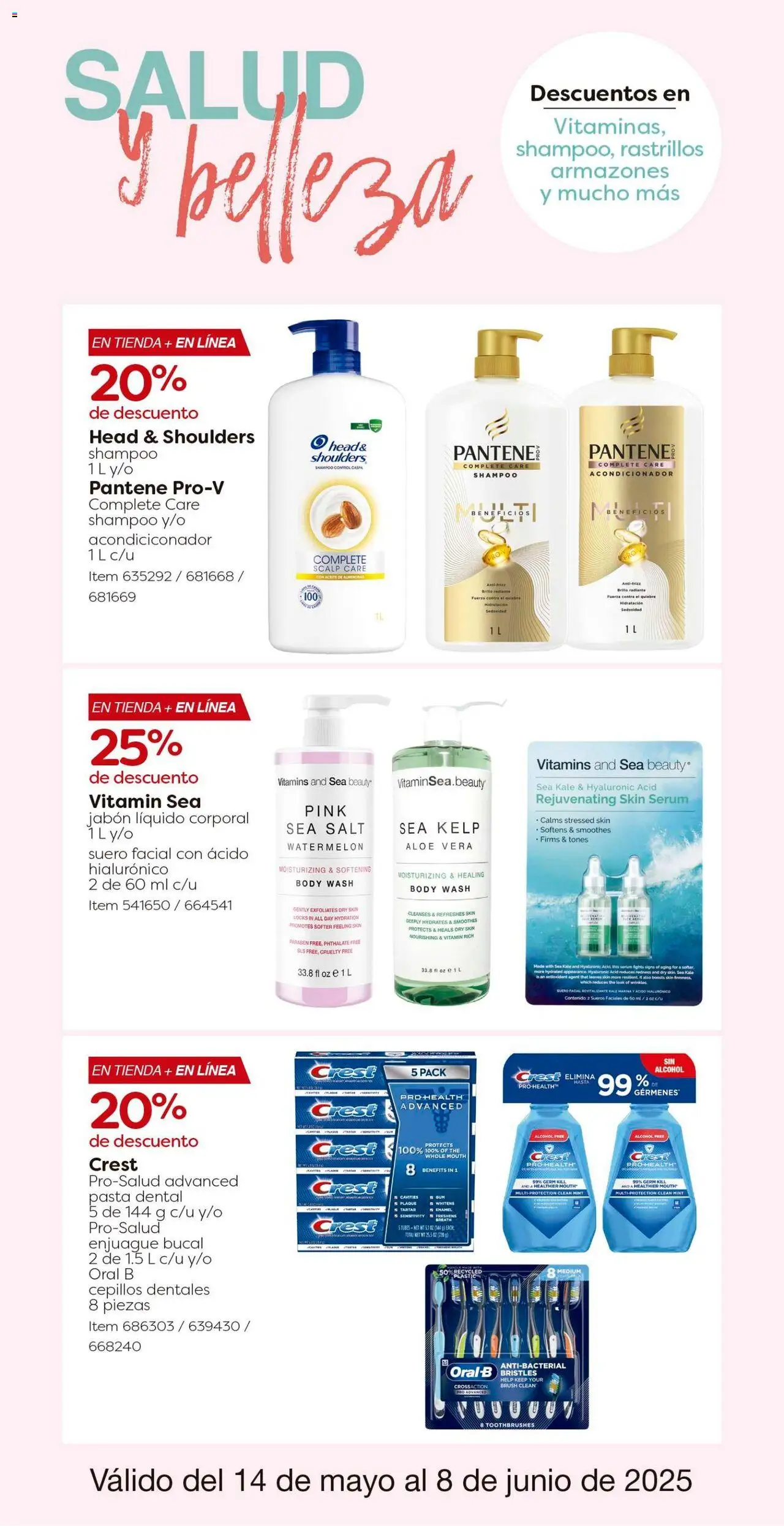 Nuevas ofertas de Costco válidas en toda la República Mexicana desde el 14.05.2025. ¡Encuentra las mejores ofertas en Costco catálogo! | Página: 27 | Productos: Harina, Pasta, Radiante, Body