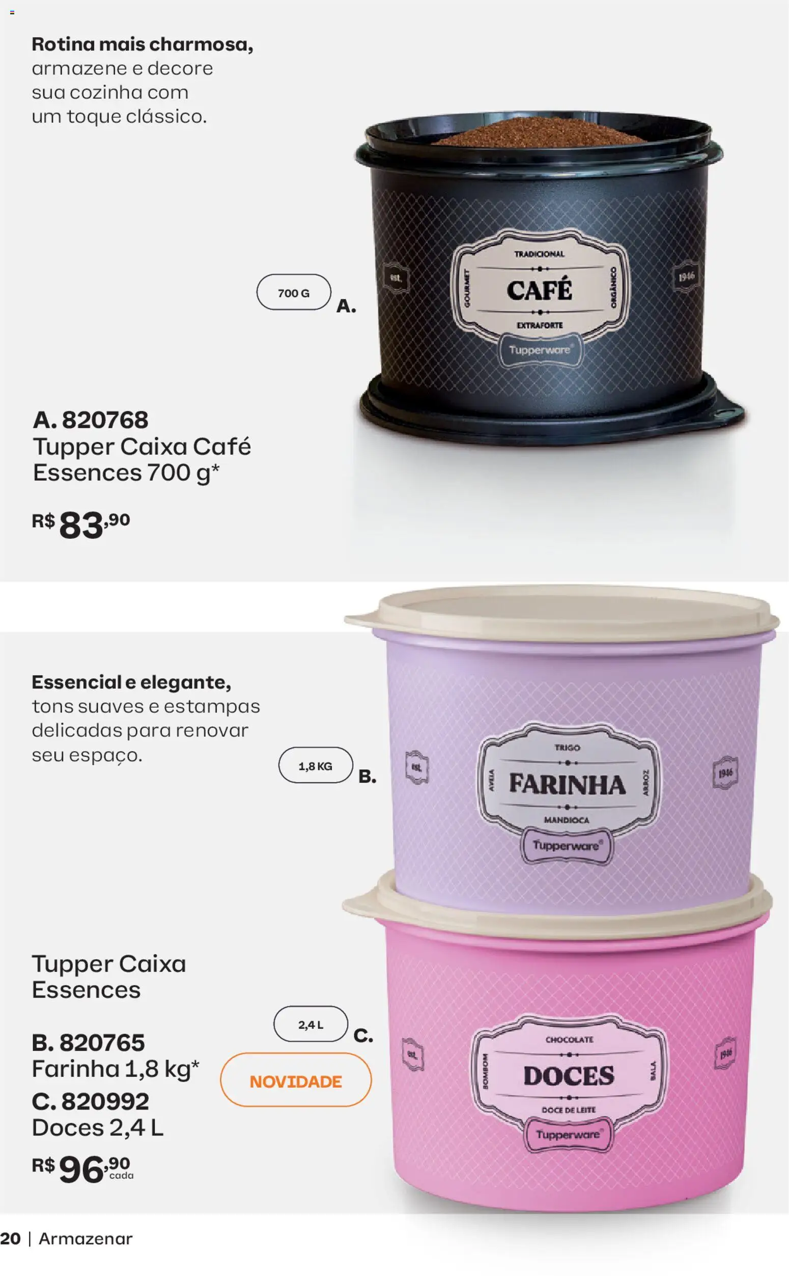 Tupperware Folheto - válido de 01.01.2026 | Página: 20 | Produtos: Leite, Bombom, Doce de leite, Bala