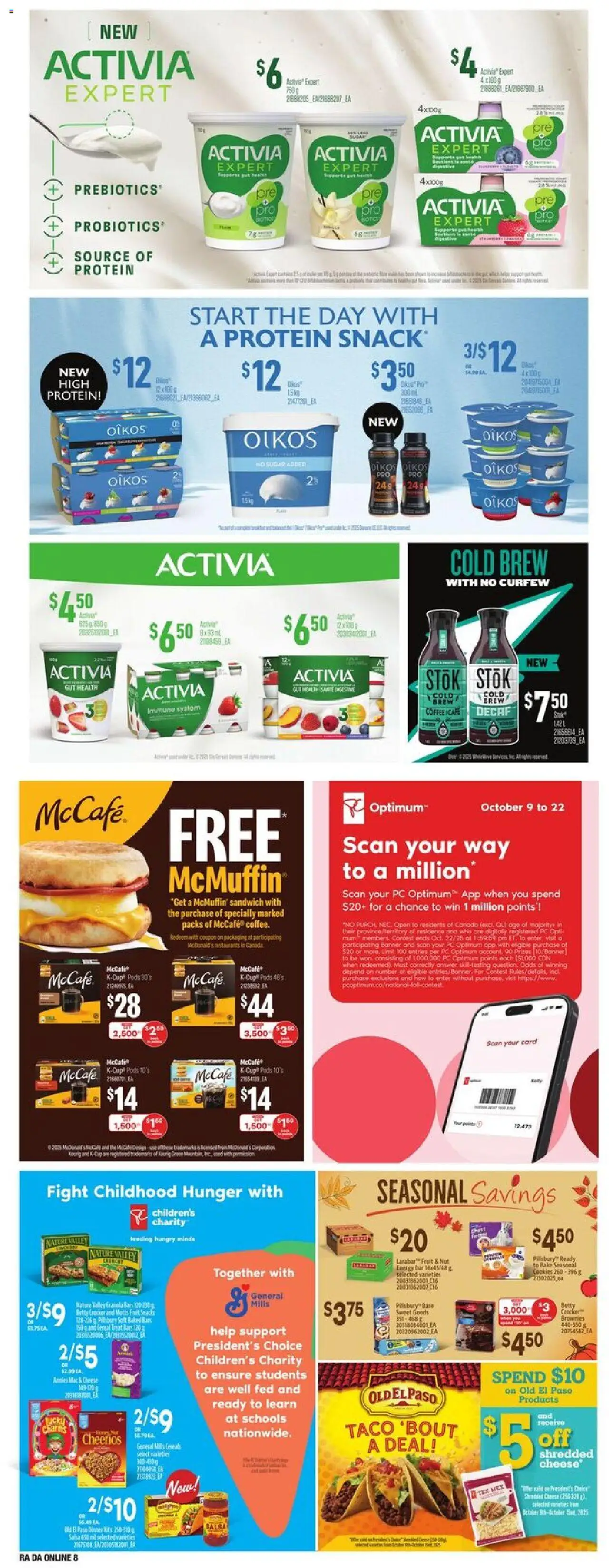 Atlantic Superstore flyer valid from 09.10.2025 | Page: 27 | Products: Cookies, PC, Cheese, Vest