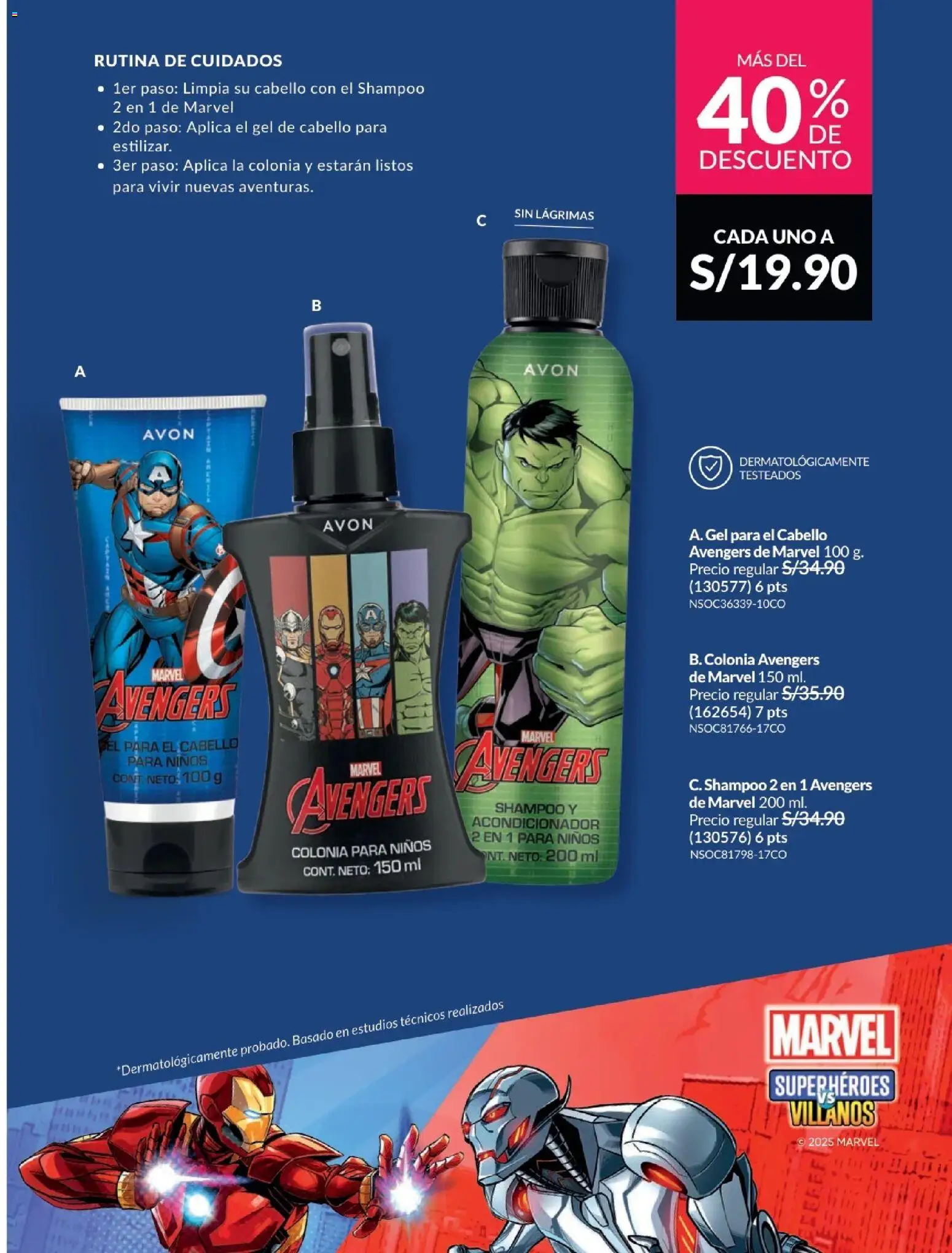 Catálogo Avon válido desde 01.01.2026 | Página: 200 | Productos: Shampoo, Acondicionador