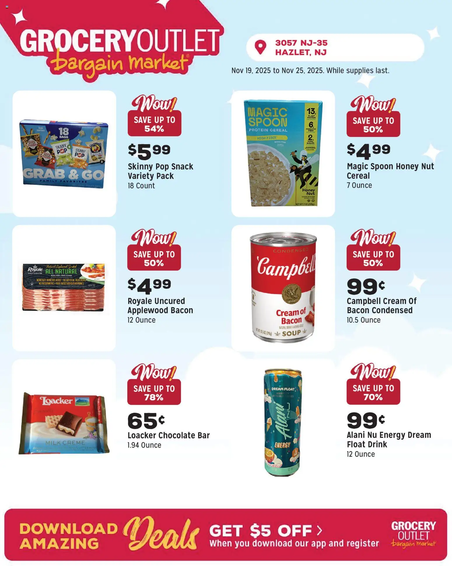Grocery Outlet Weekly Ad - NJ - valid from 19.11.2025 | Page: 9 | Products: Milk, Chocolate, Pork, Cream