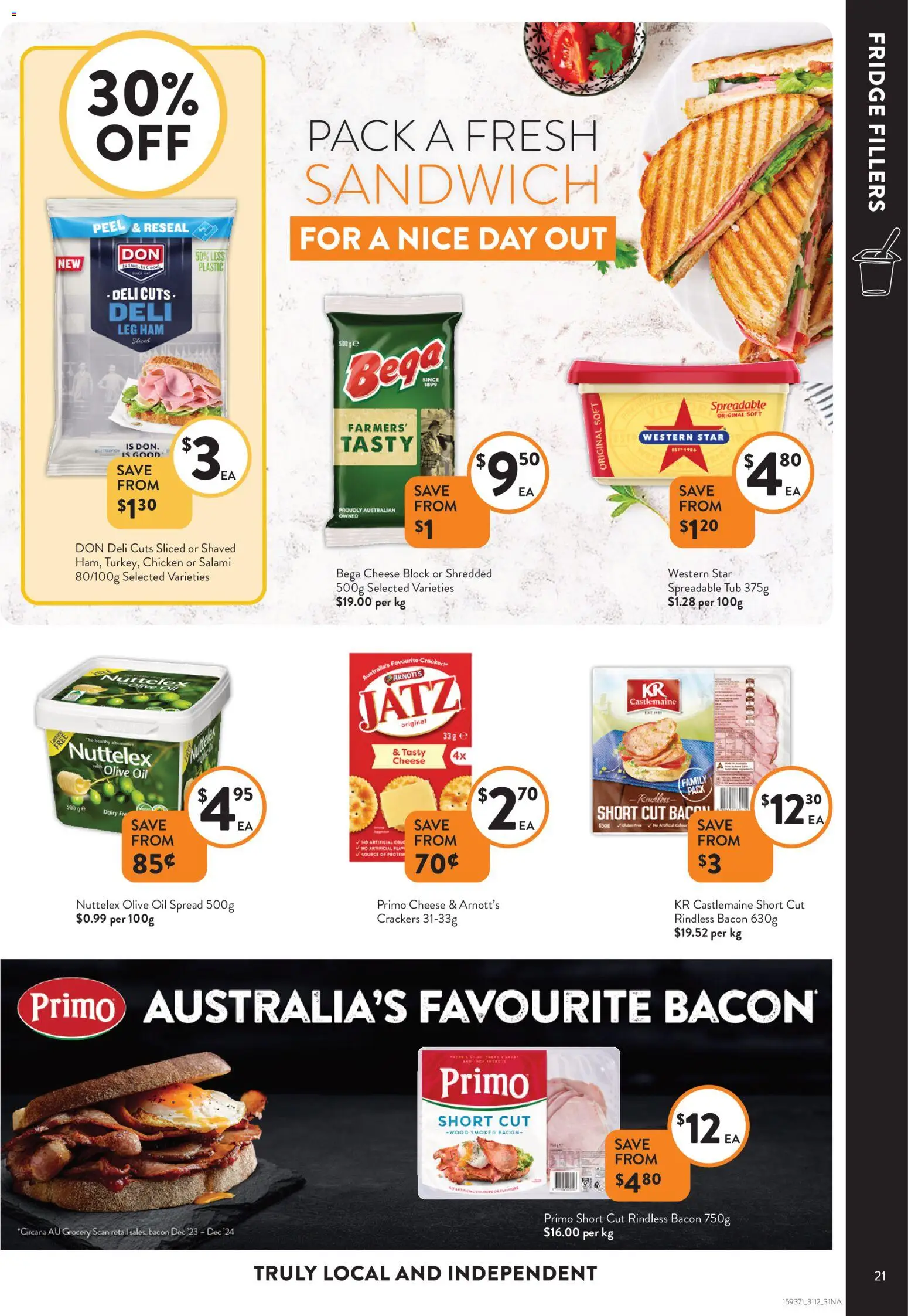 Foodworks catalogue - valid from 31.12.2025 | Page: 21 | Products: Crackers, Dairy, Peel, Fridge