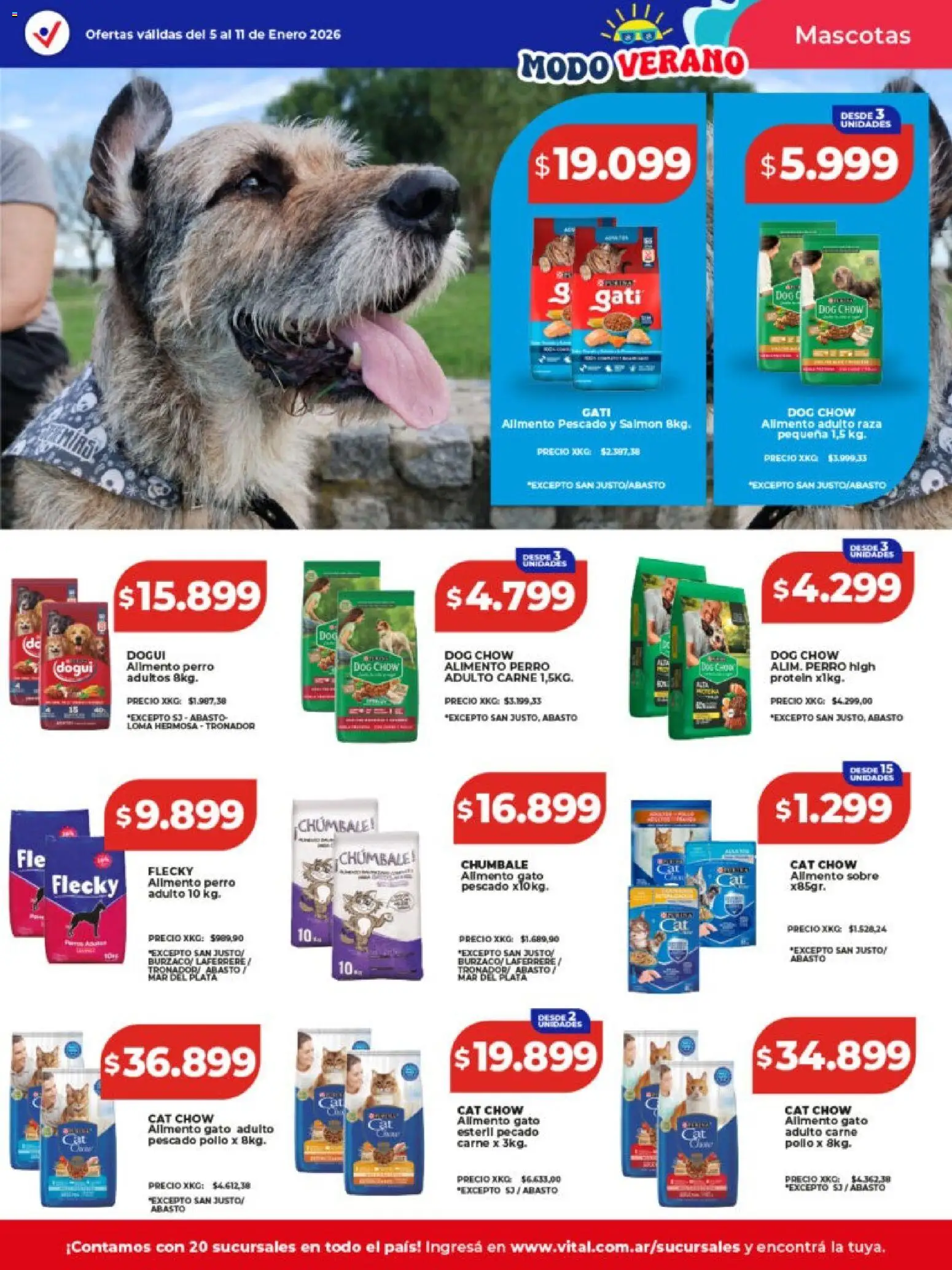 Vital - Ofertas - Laferrere  │ válido desde el 05.01.2026 | Página: 19 | Productos: Sobre, Pollo, Pescado