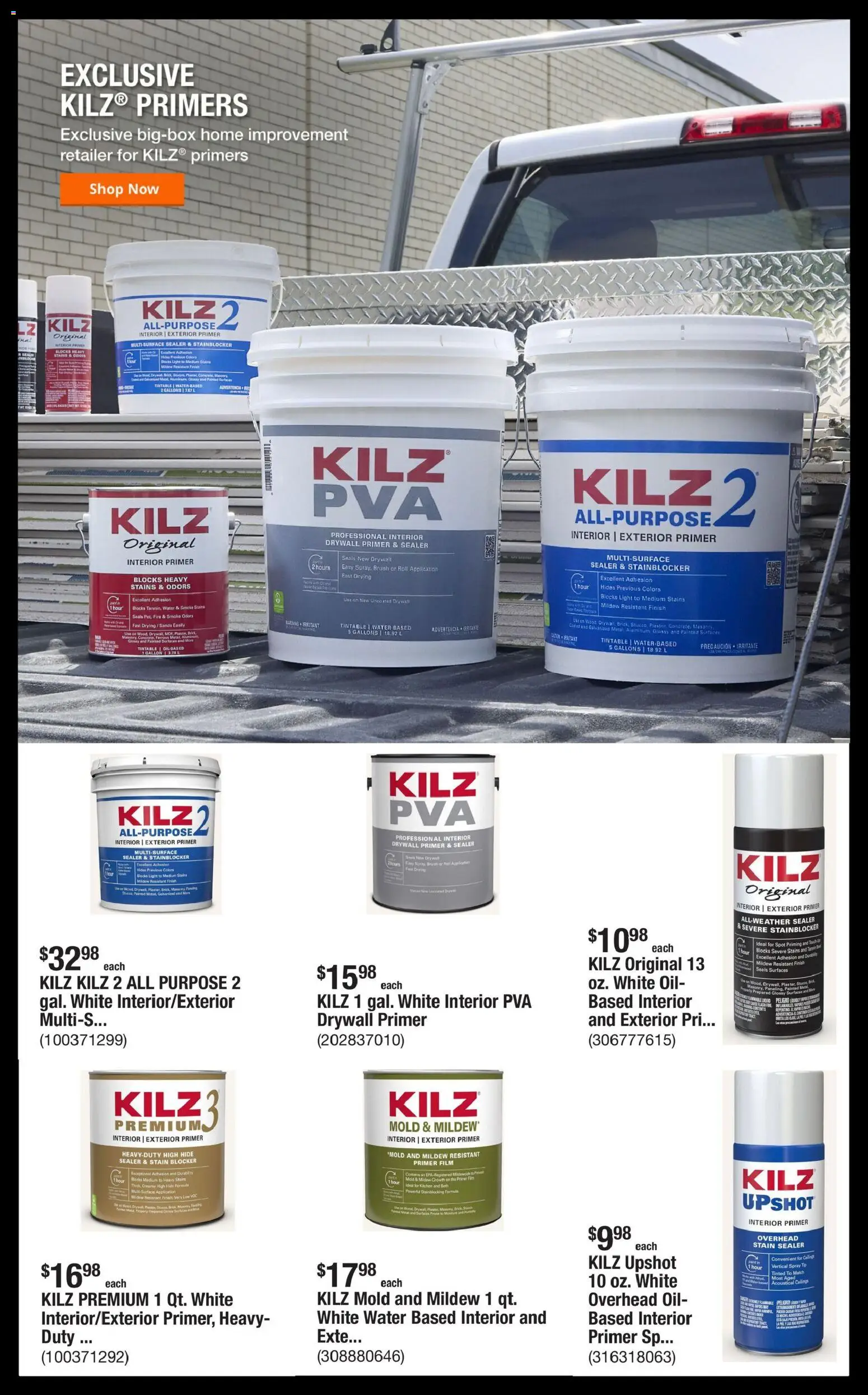 Home Depot Shop Pro Ad - AZ - valid from 05.01.2026 | Page: 4 | Products: Brush, Oil, Water