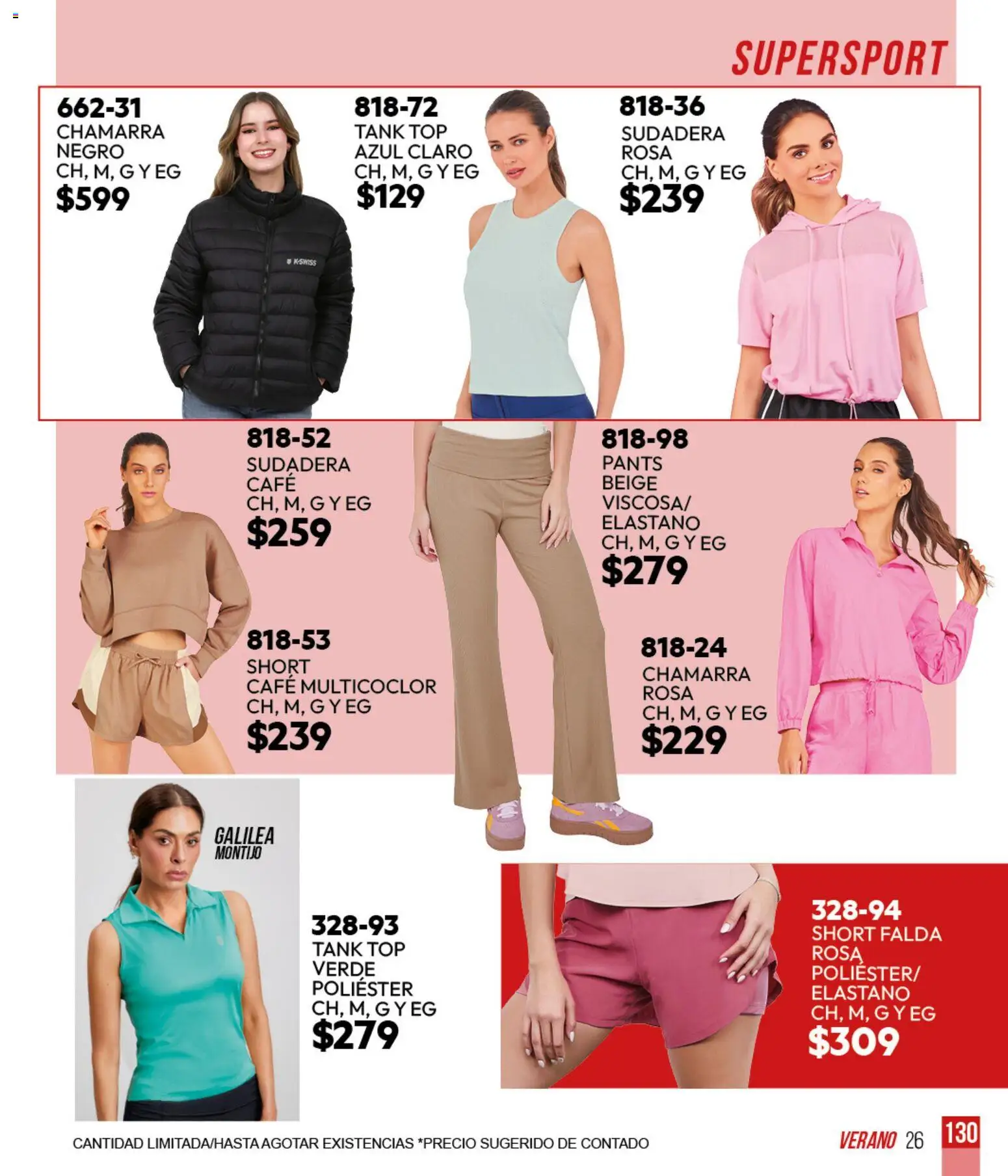 Nuevas ofertas de Cklass válidas en toda la República Mexicana desde el 05.03.2026. ¡Encuentra las mejores ofertas en Cklass catálogo Sportbrands Verano Caballero! | Página: 286 | Productos: Top, Falda, Short, Pants