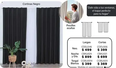 Vista previa de Colchas Concord - Catálogo, nuevo folleto de la tienda, válido en México a partir del 01.08.2025 | Página: 330 | Productos: Cortinas