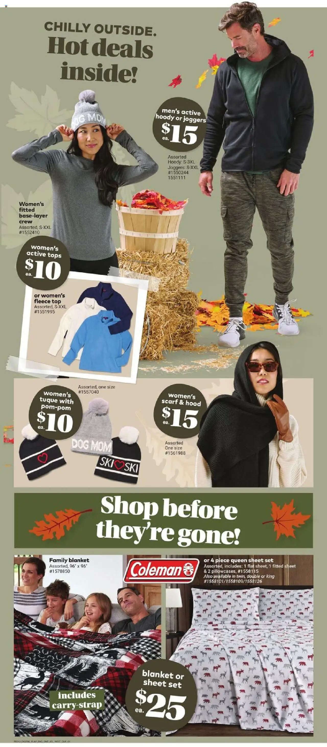 Giant Tiger flyer valid from 22.10.2025 | Page: 4 | Products: Scarf, Blanket