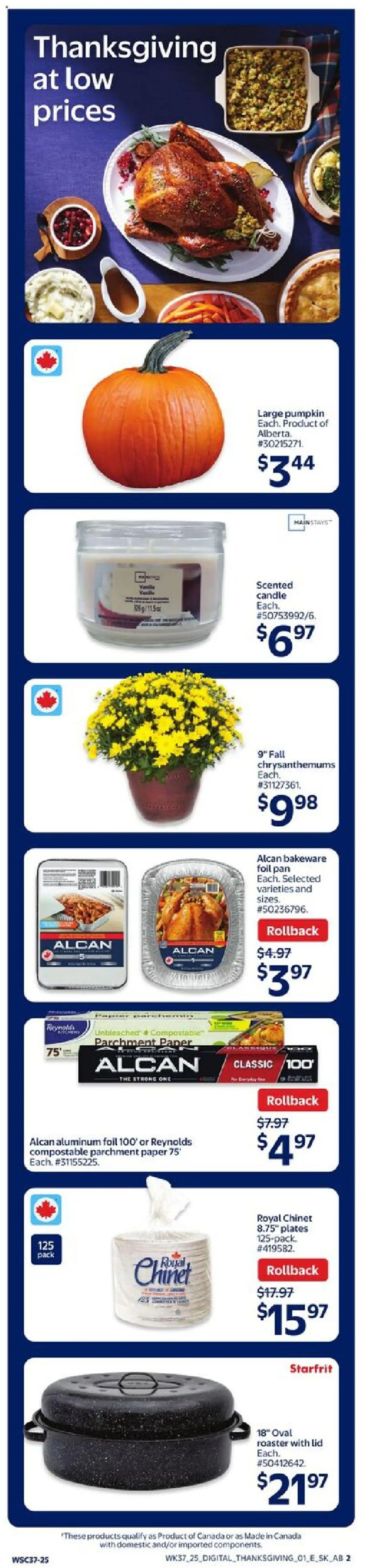 Walmart flyer valid from 09.10.2025 | Page: 8 | Products: Pumpkin