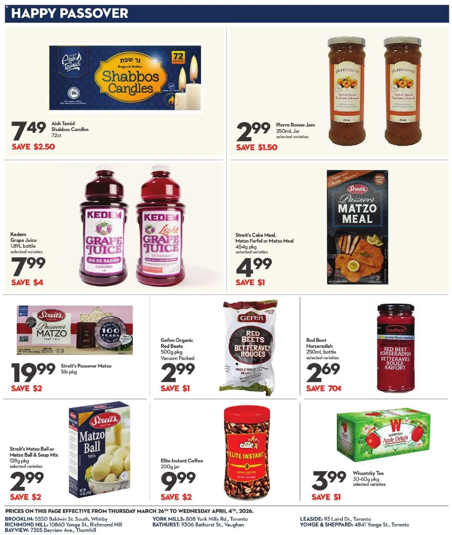 Longo's flyer valid from 26.03.2026 | Page: 29 | Products: Tea, Coffee, Juice