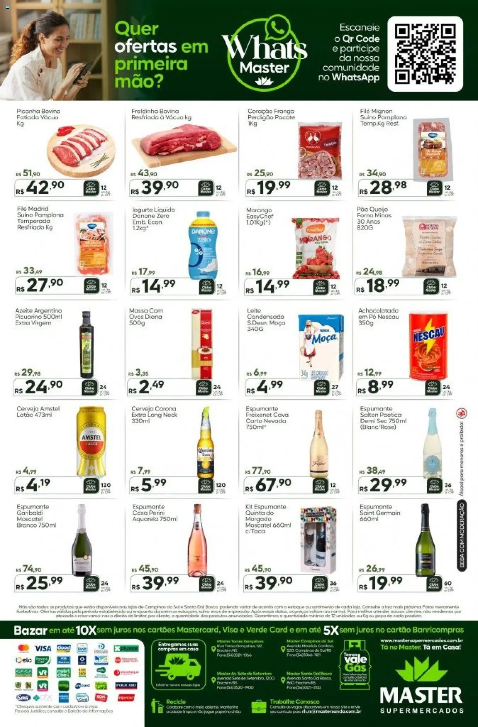 Master Folheto - válido de 26.12.2025 | Página: 2 | Produtos: Filé mignon, Picanha, Pão, Frango