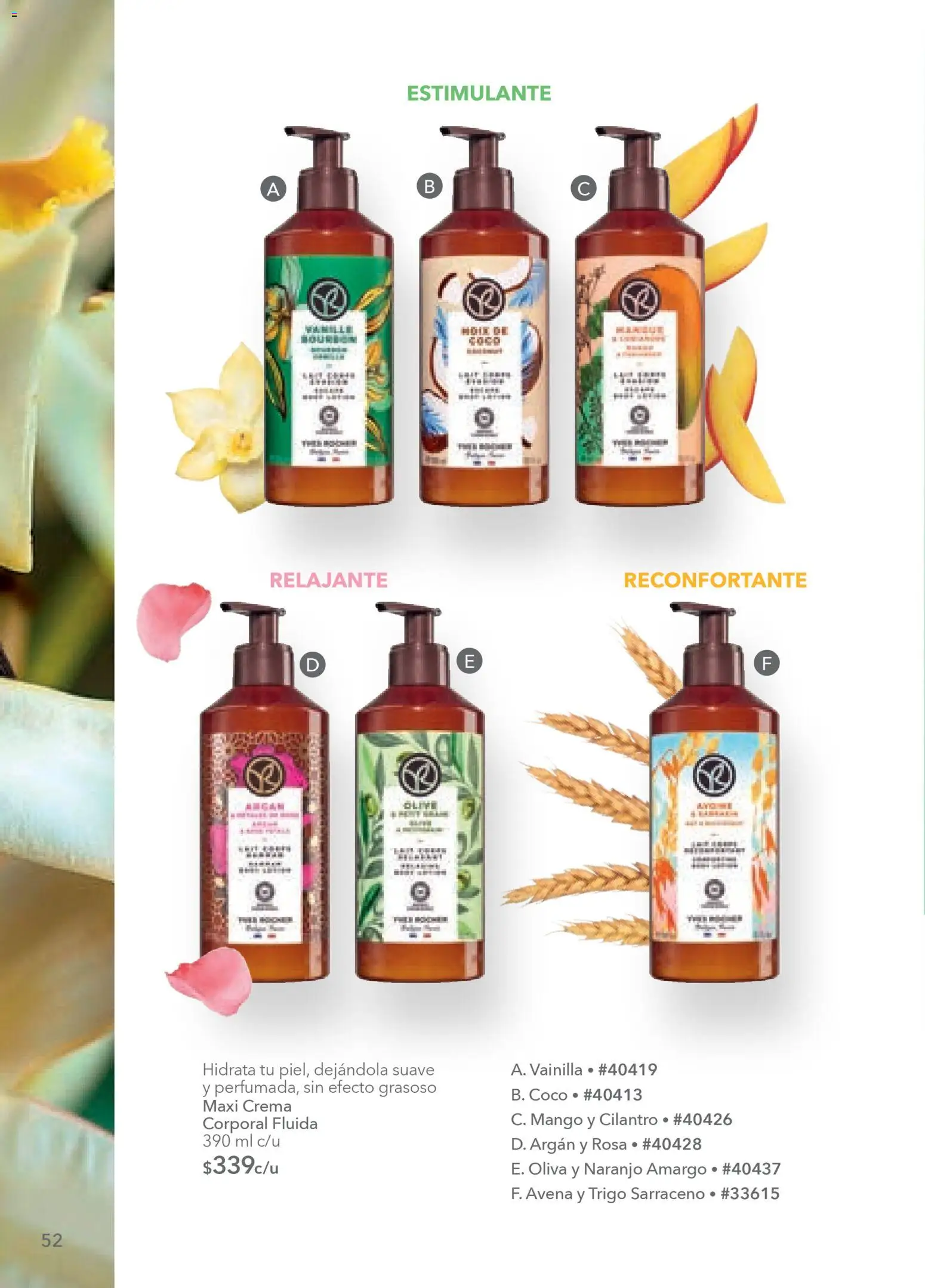 Nuevas ofertas de Yves Rocher válidas en toda la República Mexicana desde el 03.03.2026. ¡Encuentra las mejores ofertas en Yves Rocher campaña 4 2026! | Página: 54 | Productos: Avena, Crema, Mango