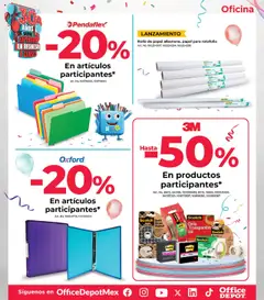 Nuevas ofertas de Office Depot válidas en toda la República Mexicana desde el 01.07.2025. ¡Encuentra las mejores ofertas en Office Depot catálogo! | Página: 27 | Productos: Cinta