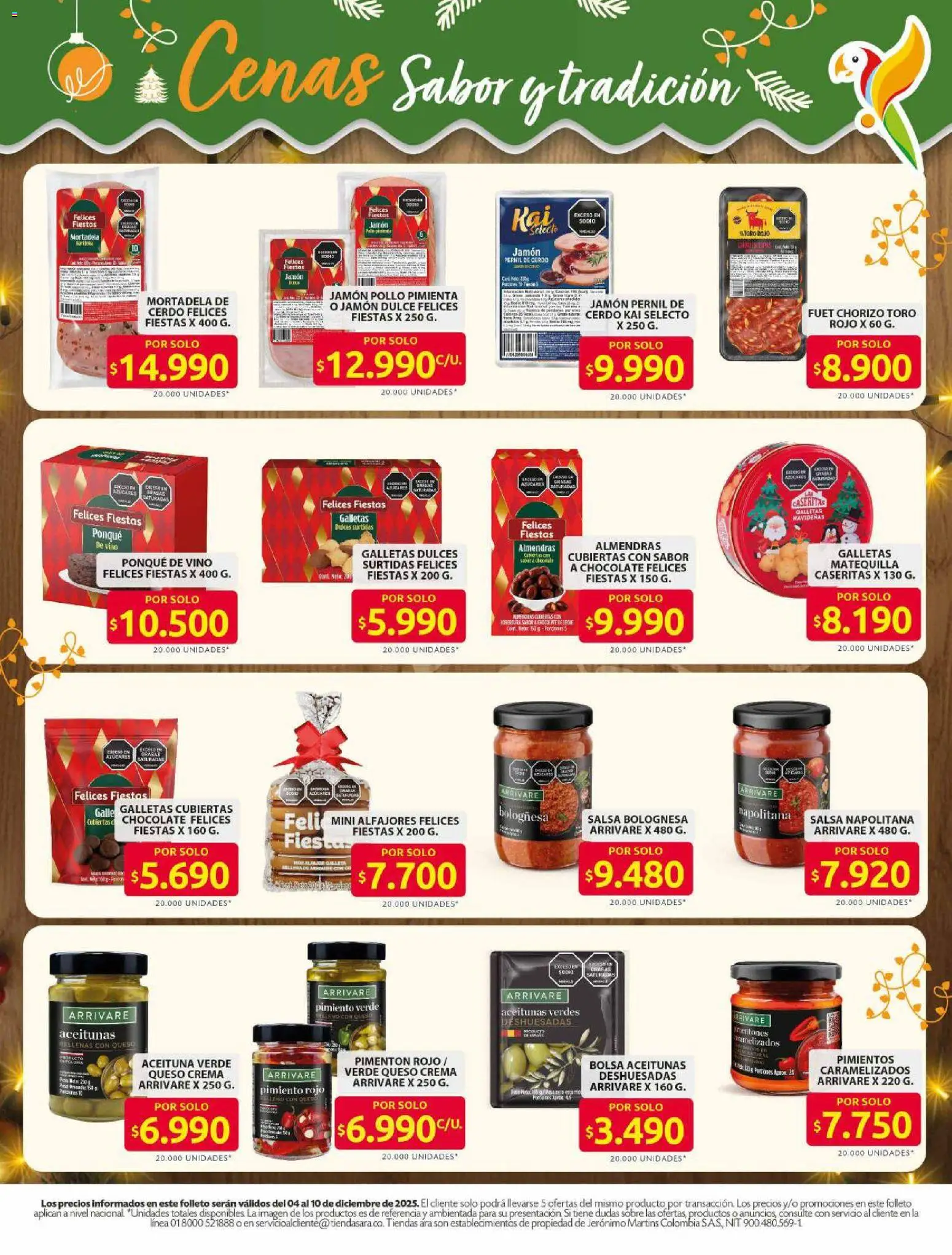 Ara revista - valida desde el 04.12.2025 | Página: 8 | Productos: Cerdo, Pimienta, Crema, Vino