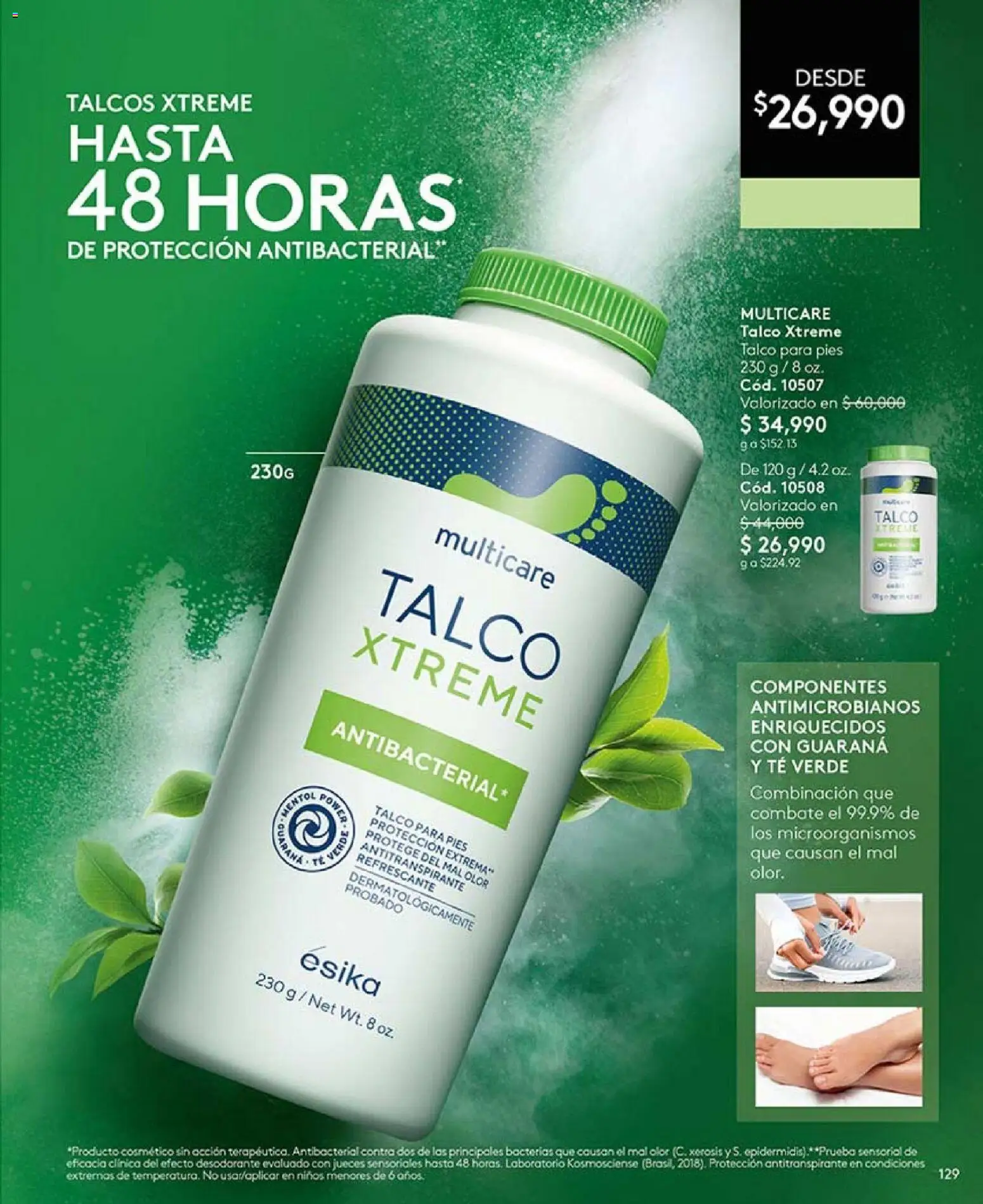 Ésika revista - valida desde el 01.03.2026 | Página: 126 | Productos: Té, Combinación, Desodorante, Antitranspirante