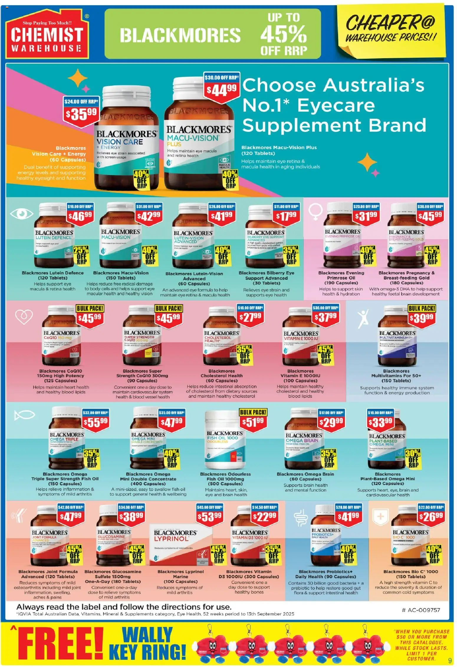 Chemist Warehouse catalogue - valid from 01.01.2026 | Page: 9 | Products: Oil, Fish oil, Screen, Vitamin