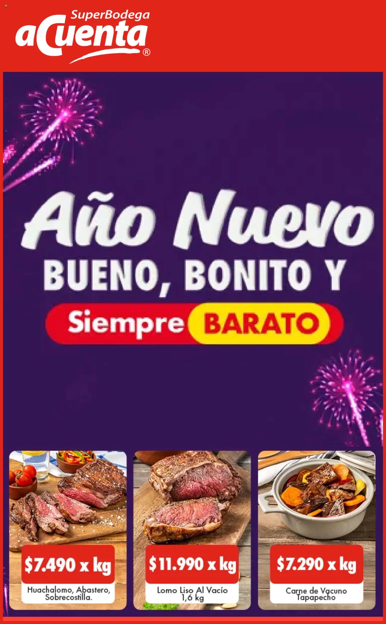 Super Bodega aCuenta ofertas  │ válido desde el 29.12.2025 | Página: 1