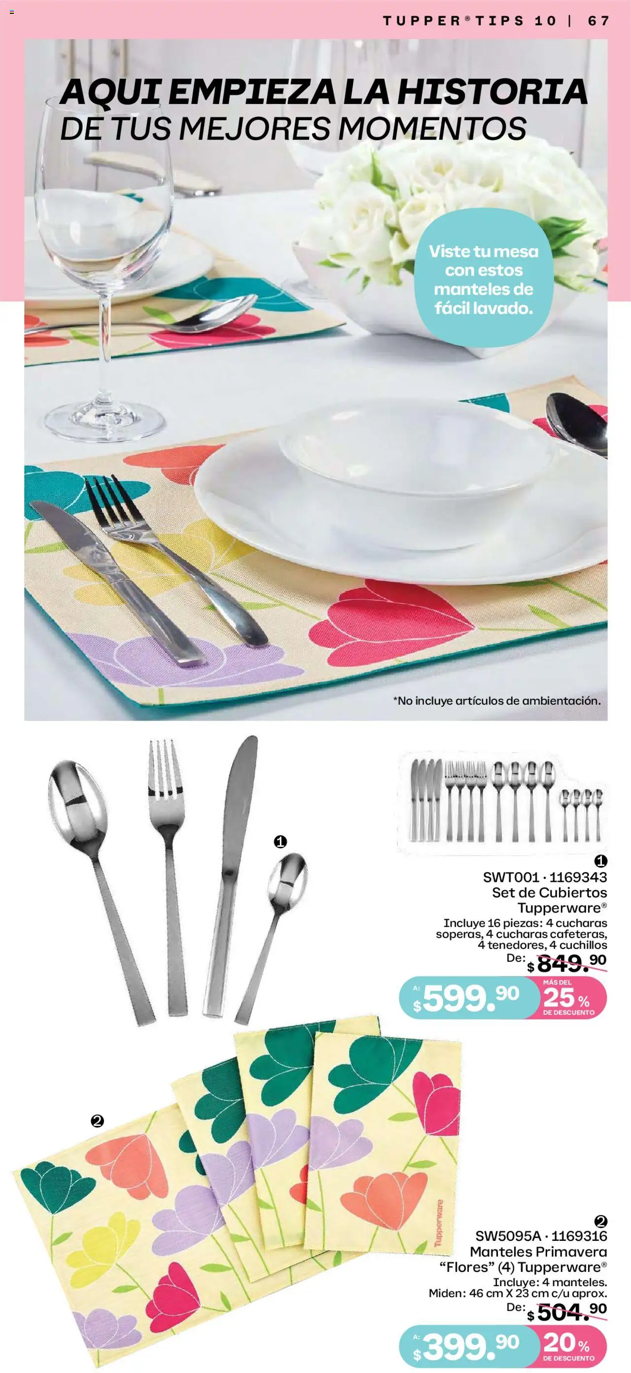 Nuevas ofertas de Tupperware válidas en toda la República Mexicana desde el 08.09.2025. ¡Encuentra las mejores ofertas en Tupperware - Catálogo! | Página: 67 | Productos: Tupper, Mesa