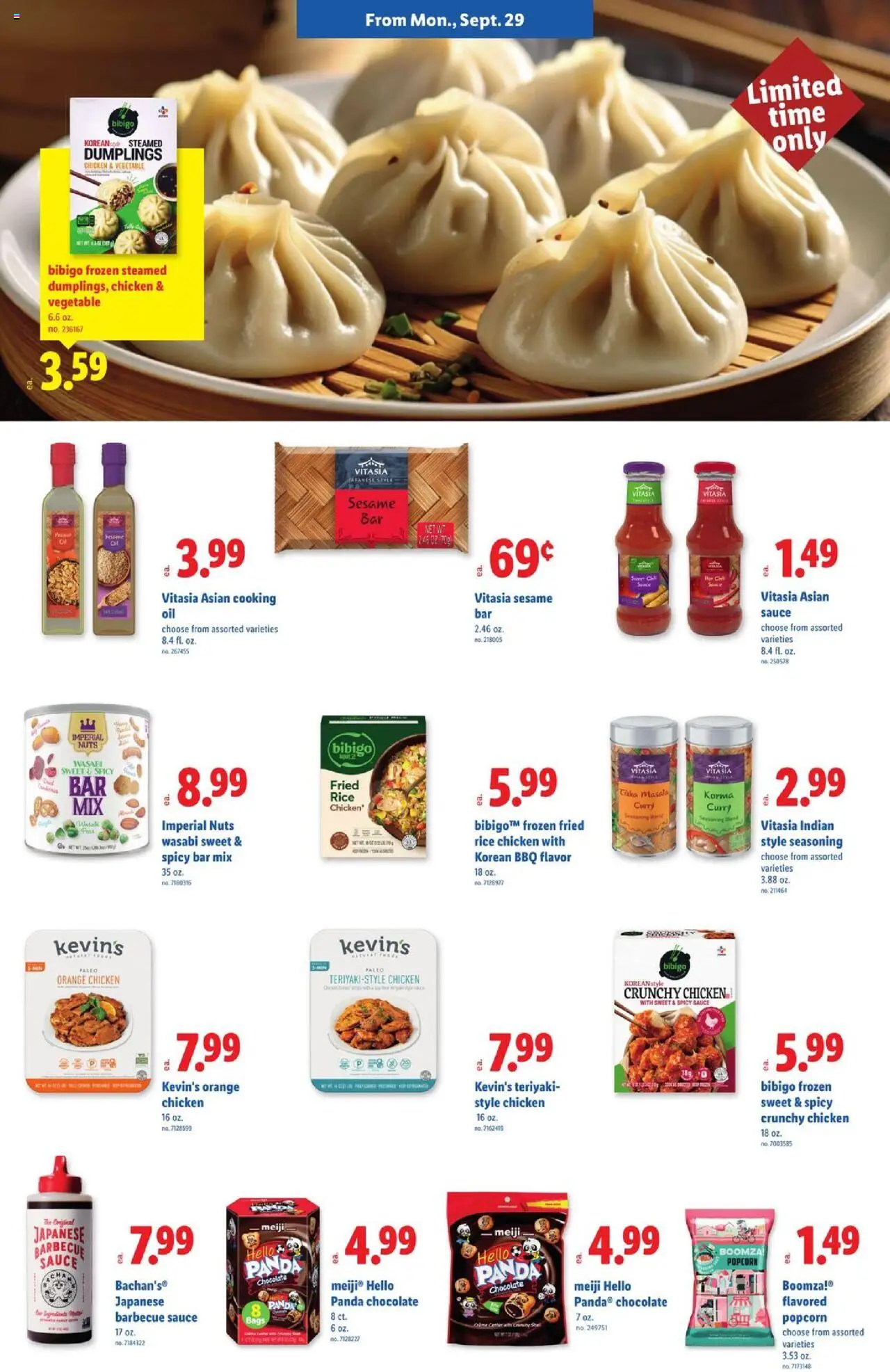 Lidl Weekly Ad - GA - valid from 24.09.2025 | Page: 8 | Products: Chocolate, Rice, Nuts, Sauce
