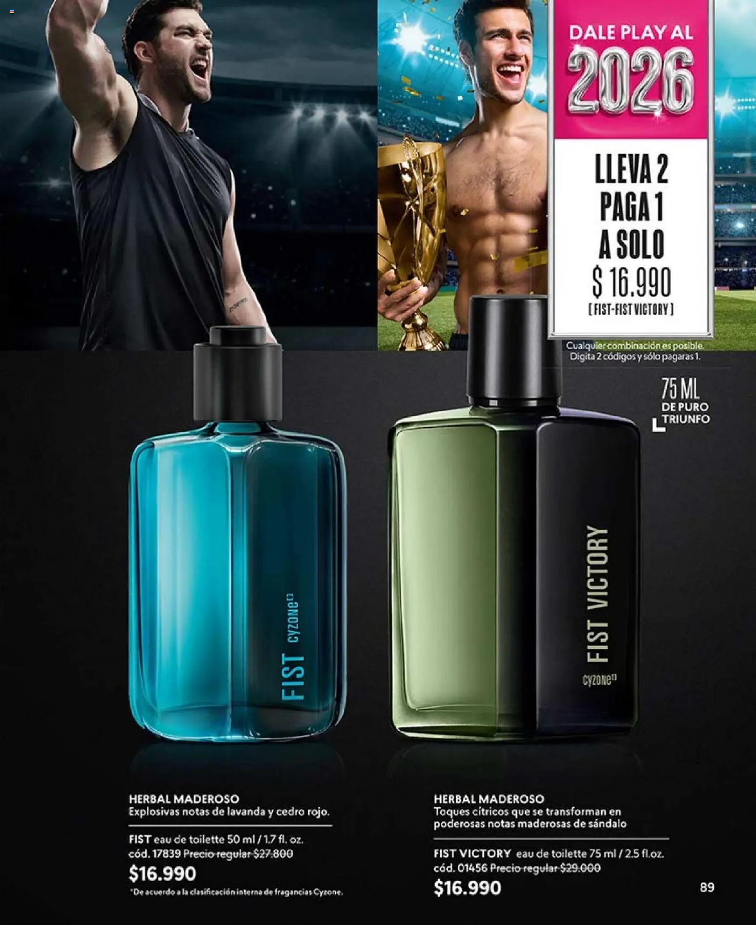 Catálogo CyZone Campaña 1 │ válido desde el 01.01.2026 | Página: 89 | Productos: Eau de toilette