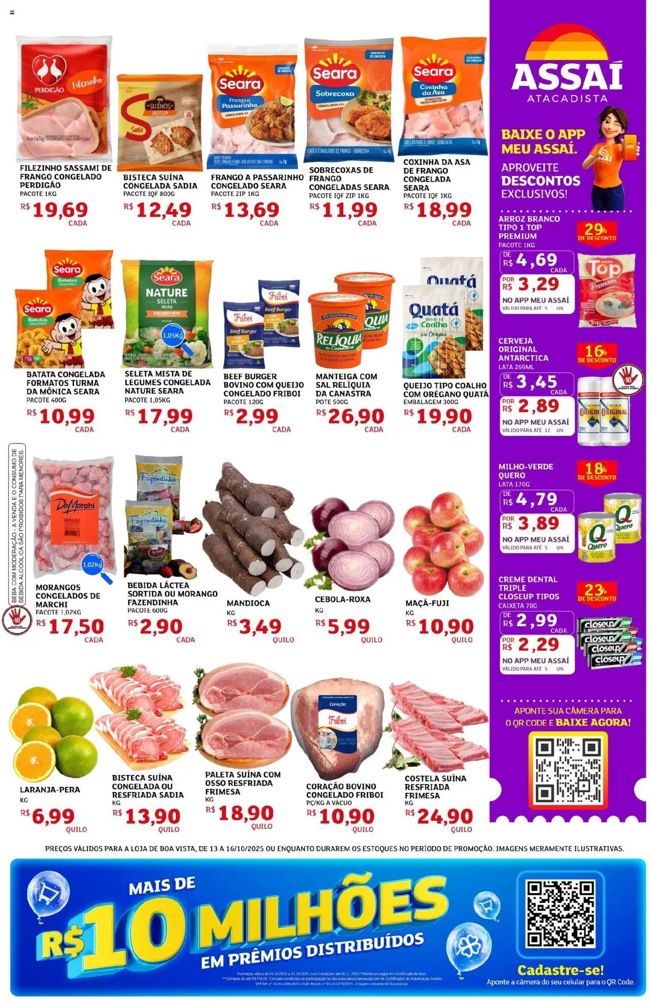 Assaí Atacadista Folheto - válido de 13.10.2025 | Página: 3 | Produtos: Queijo, Orégano, Sal, Câmera