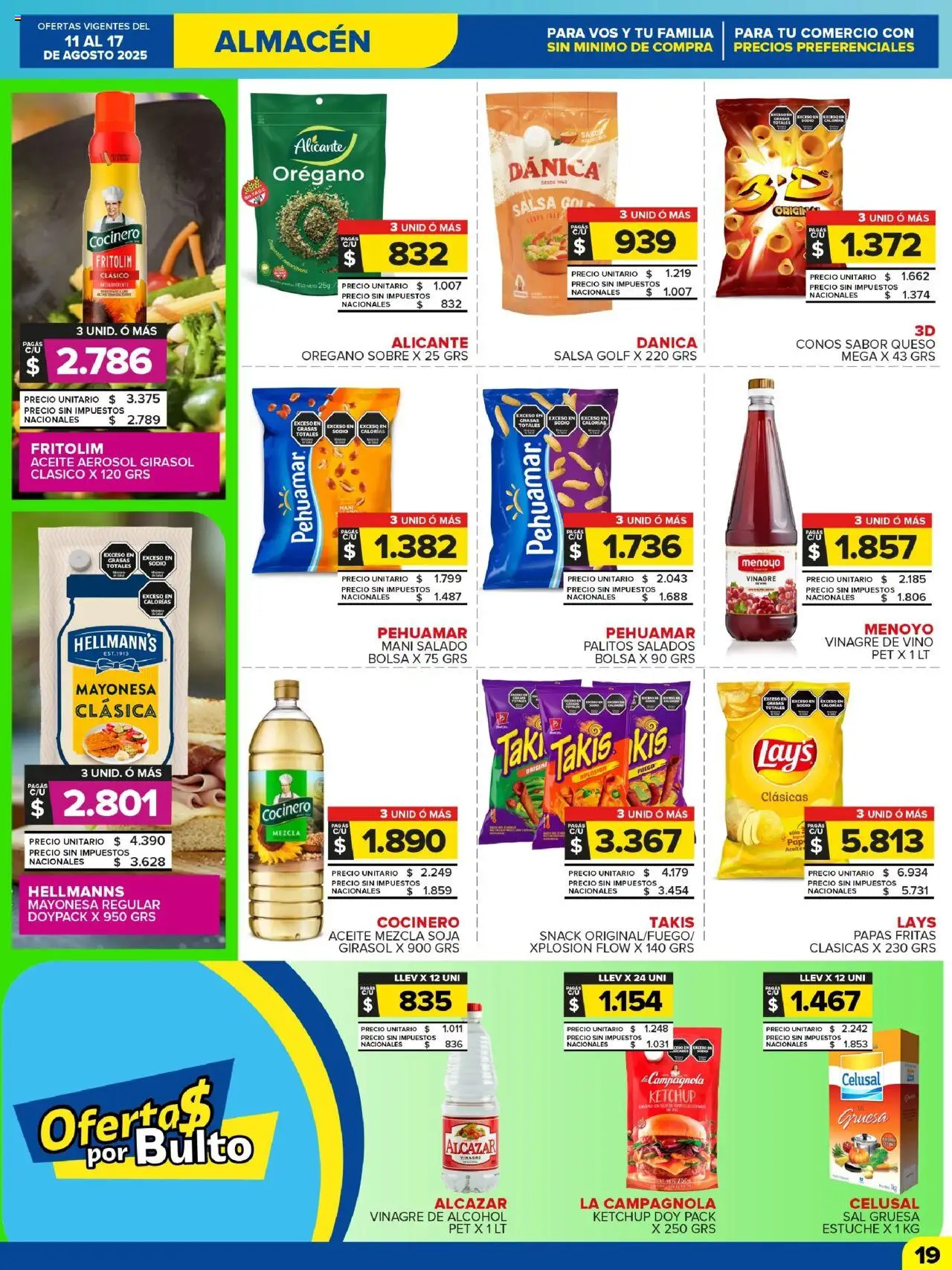 Carrefour Maxi catálogo │ válido desde el 11.08.2025 | Página: 19 | Productos: Ketchup, Estuche, Vino, Papas fritas