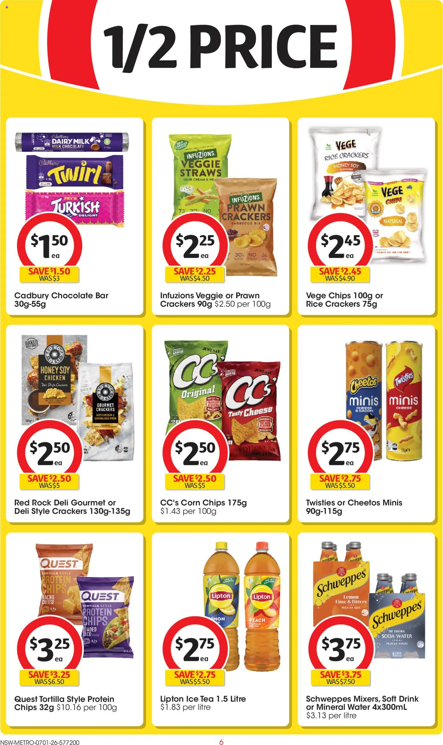 Coles catalogue - valid from 07.01.2026 | Page: 6 | Products: Bacon, Chocolate, Chicken, Lime