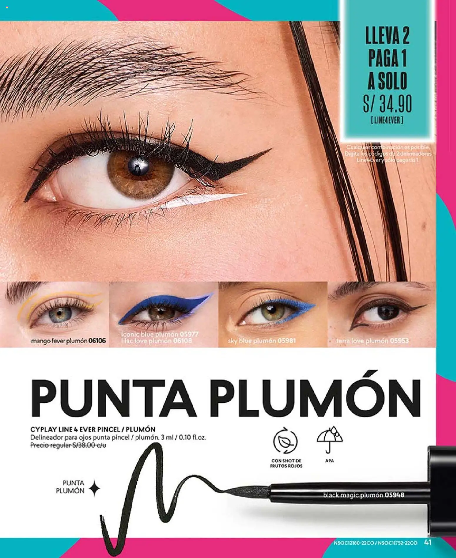 Catálogo CyZone válido desde 14.03.2026 | Página: 41 | Productos: Delineador, Pincel