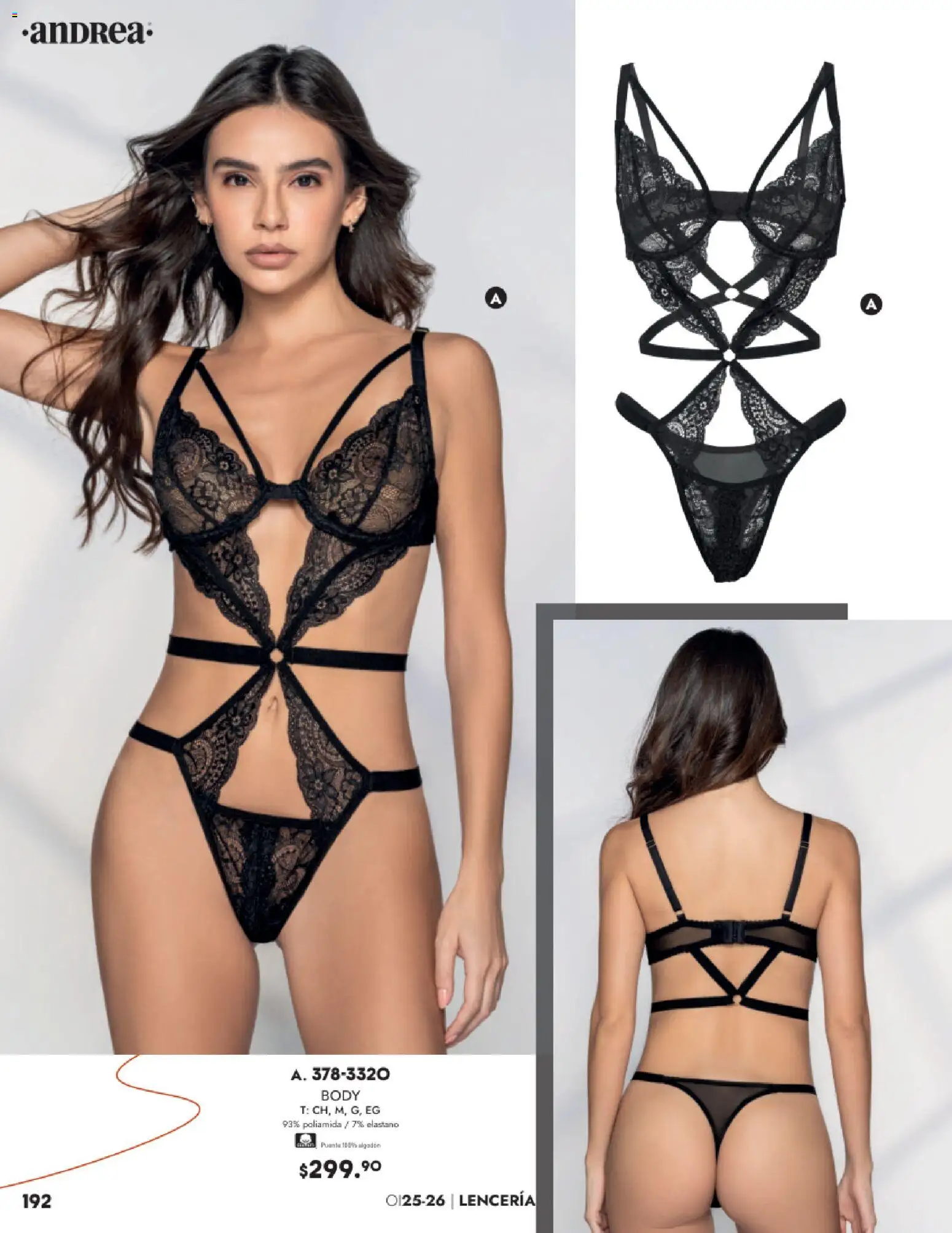 Nuevas ofertas de Andrea válidas en toda la República Mexicana desde el 26.11.2025. ¡Encuentra las mejores ofertas en Andrea catálogo Lancería, Vestir Interior otoño 2025! | Página: 28 | Productos: Algodón, Body, Lenceria