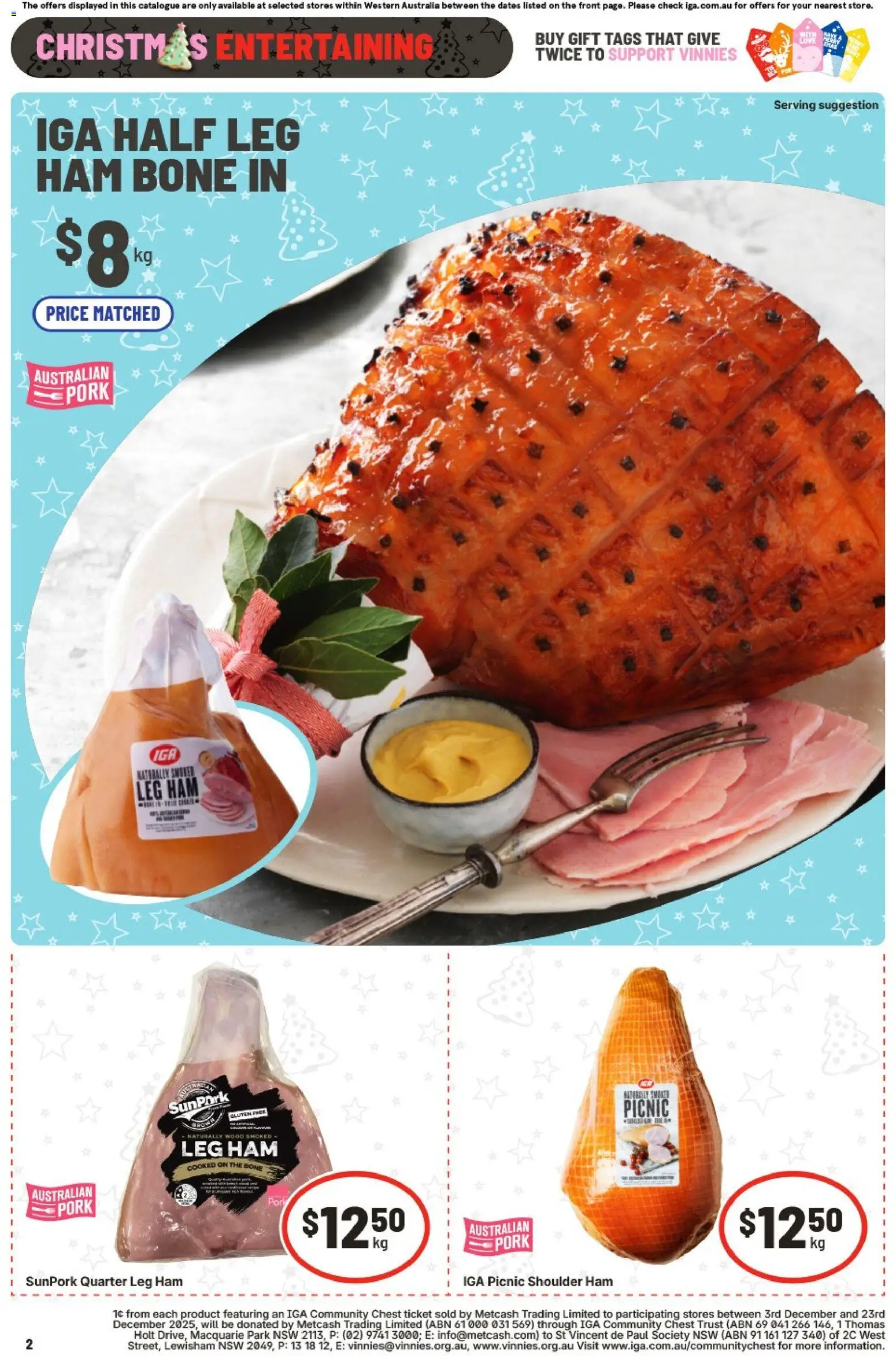 IGA catalogue - valid from 10.12.2025 | Page: 5 | Products: Ham, Pork, Wood