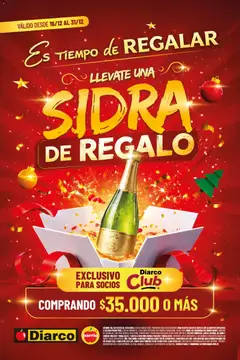 Vista previa Diarco - Especial Sidra De Regalo válido desde el 16.12.2025