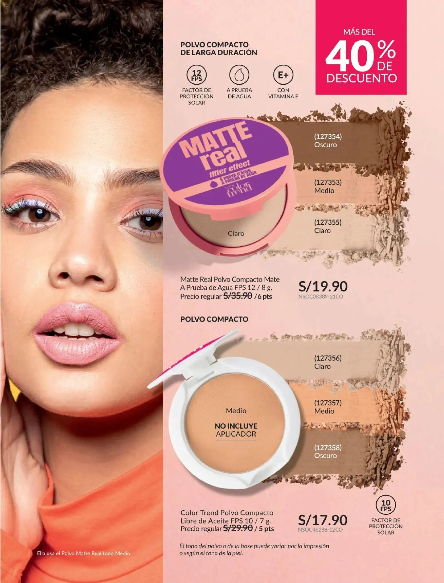 Catálogo Avon válido desde 01.02.2026 | Página: 77 | Productos: Aceite, Polvo