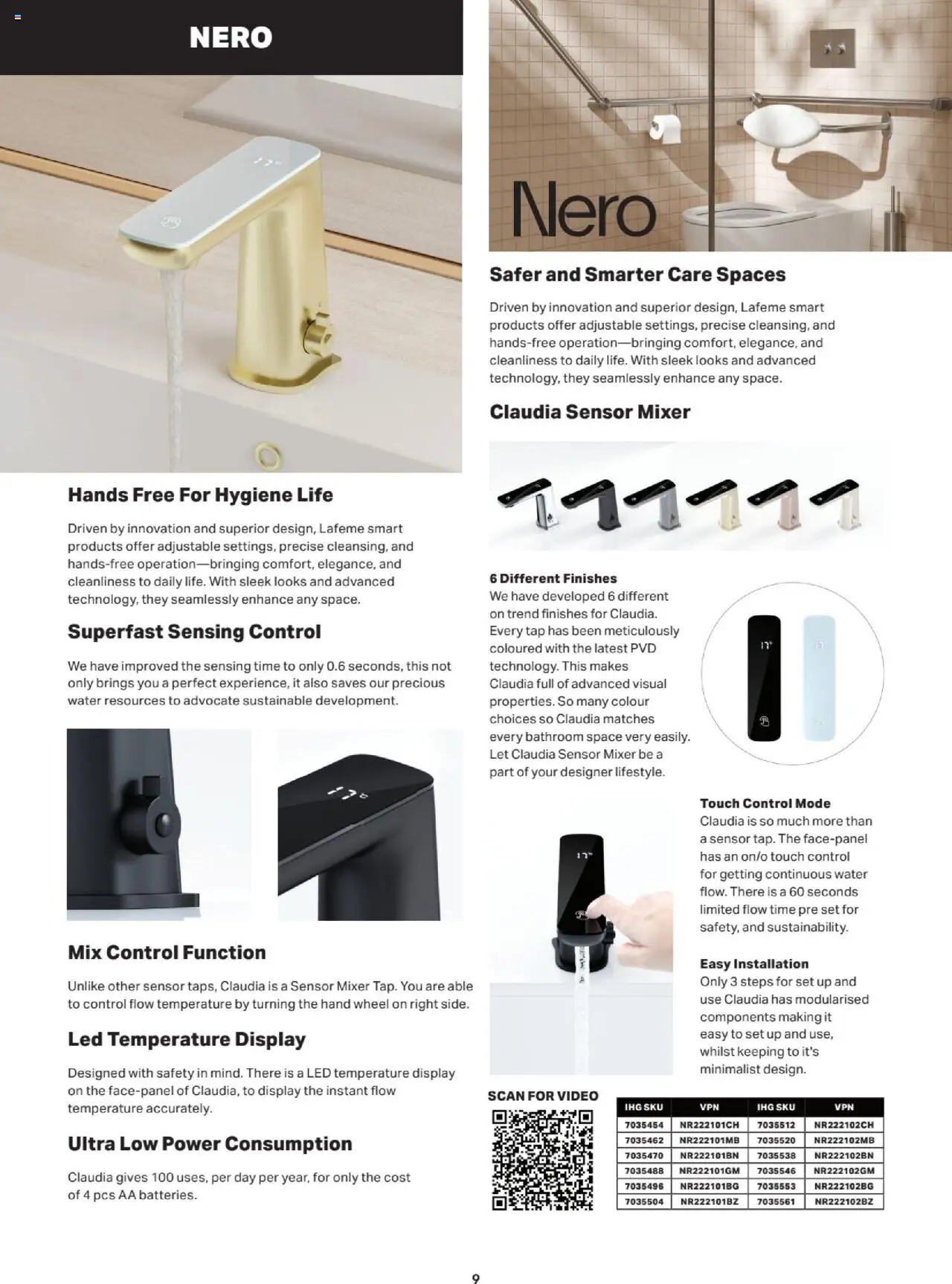 Mitre 10 catalogue - valid from 27.06.2025 | Page: 9 | Products: Tap, Sustainable, Mixer, Bathroom