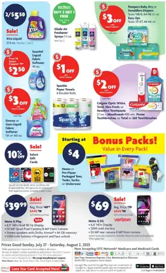 Family Dollar Weekly Ad - valid from 27.07.2025 | Page: 7 | Products: Battery, Toothpaste, Underwear, Camera
