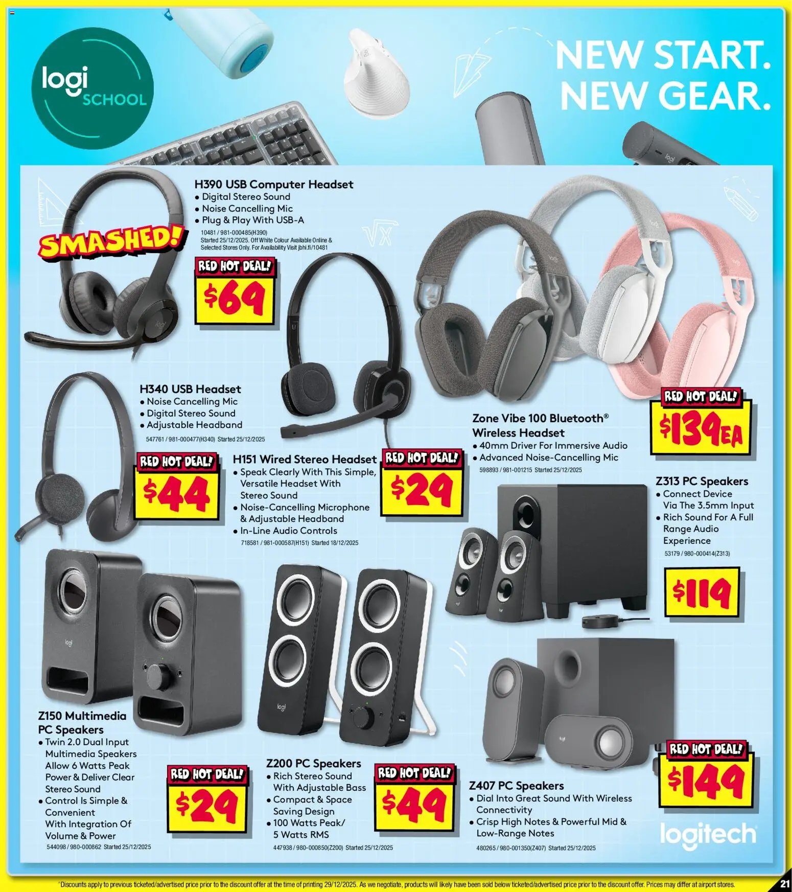 JB Hi-Fi catalogue - valid from 08.01.2026 | Page: 21 | Products: Headband, Device, Headset, Microphone