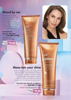 Preview of Nutrimetics Catalogue Party season treats - valid from 26.11.2025 | Page: 10 | Products: Shampoo, Conditioner, Oil
