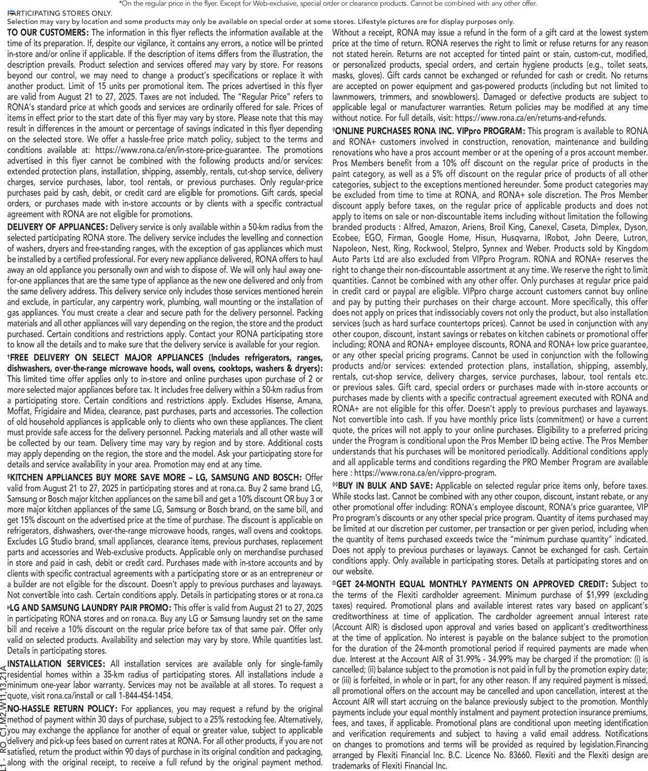 Rona flyer valid from 21.08.2025 | Page: 16