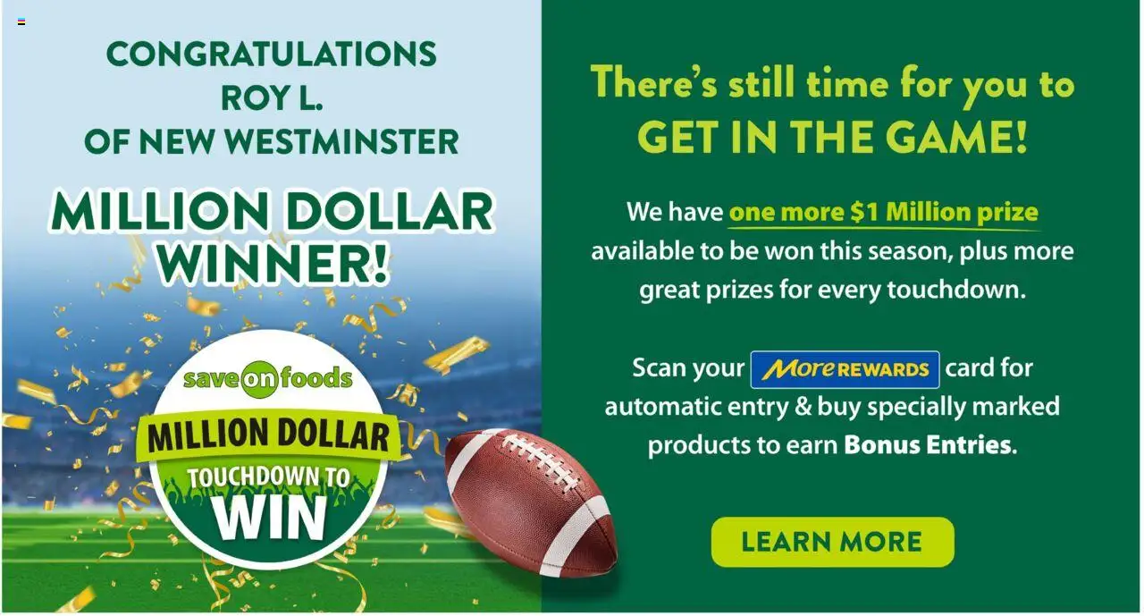 Save on foods flyer valid from 17.07.2025 | Page: 1 | Products: Game