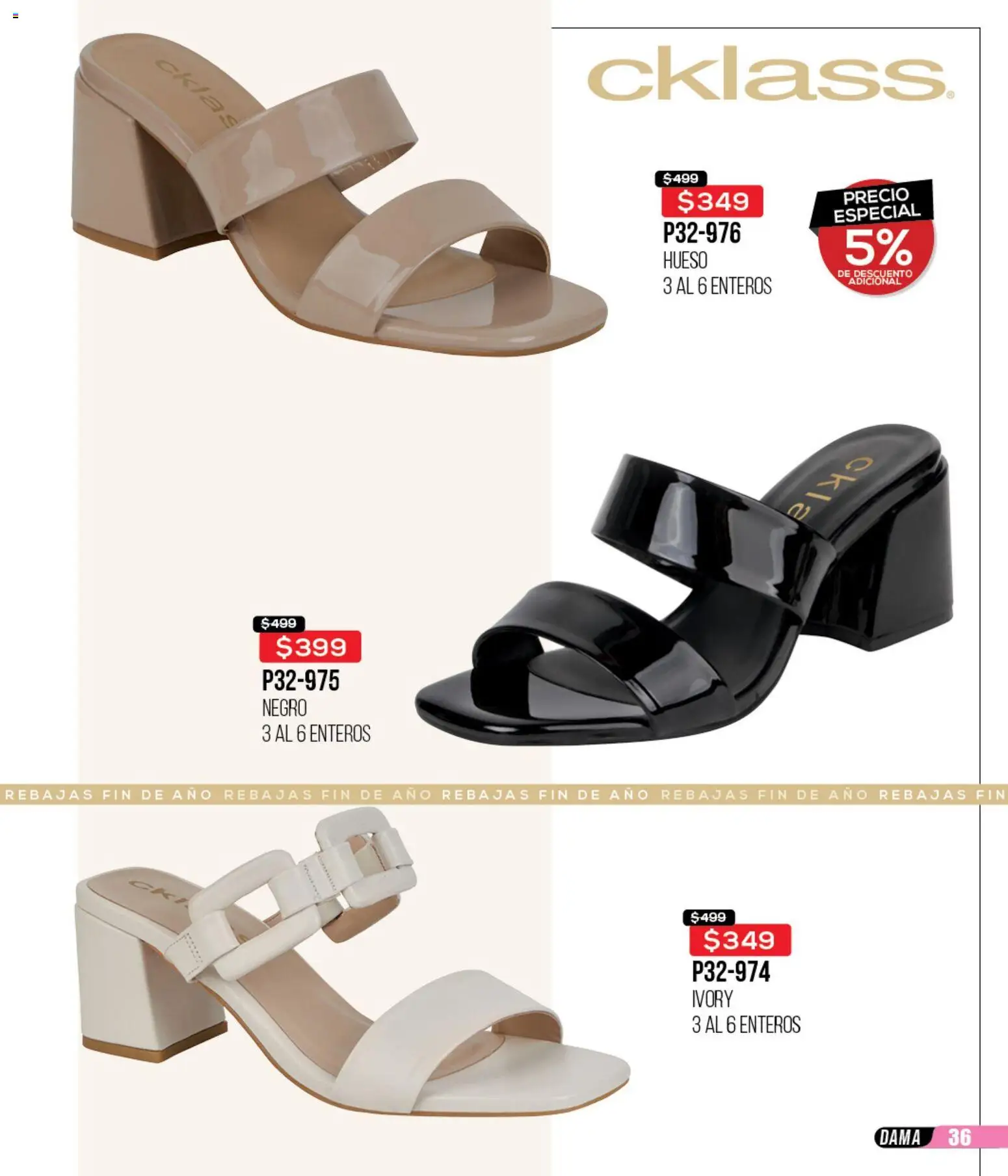 Nuevas ofertas de Cklass válidas en toda la República Mexicana desde el 15.12.2025. ¡Encuentra las mejores ofertas en Cklass catálogo Rebajas fin de año ropa! | Página: 272