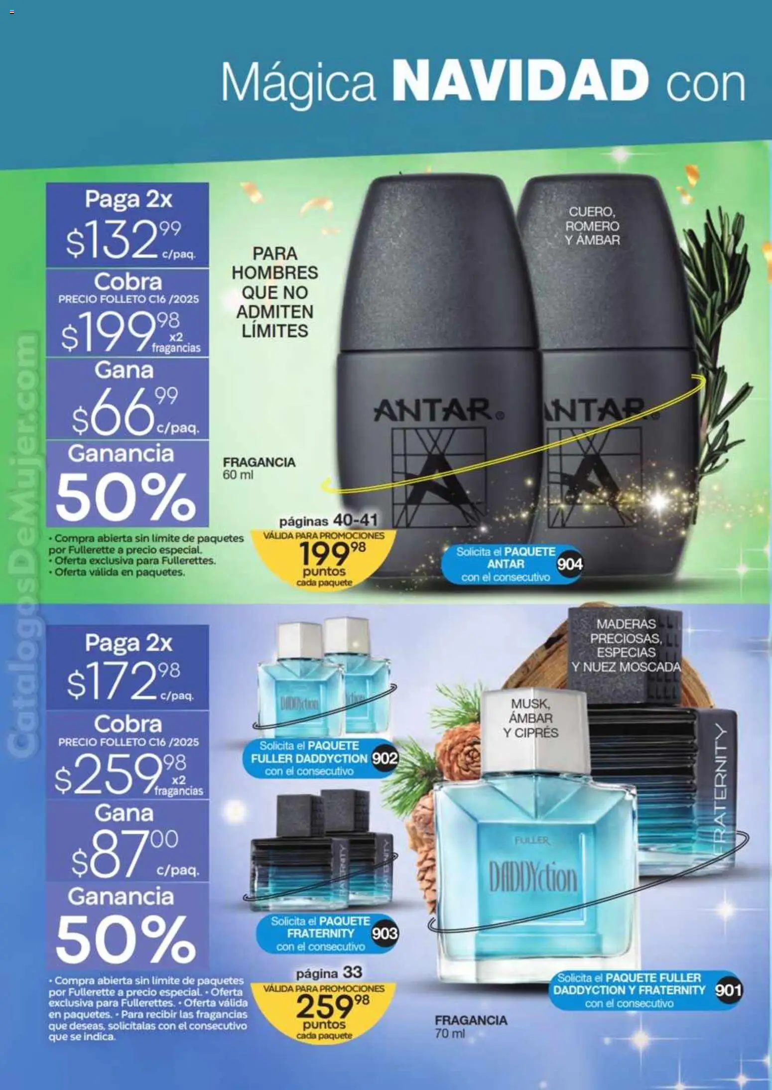 Nuevas ofertas de Fuller válidas en toda la República Mexicana desde el 12.11.2025. ¡Encuentra las mejores ofertas en Fuller Revista Gana Más C16! | Página: 22 | Productos: Nuez, Fragancia