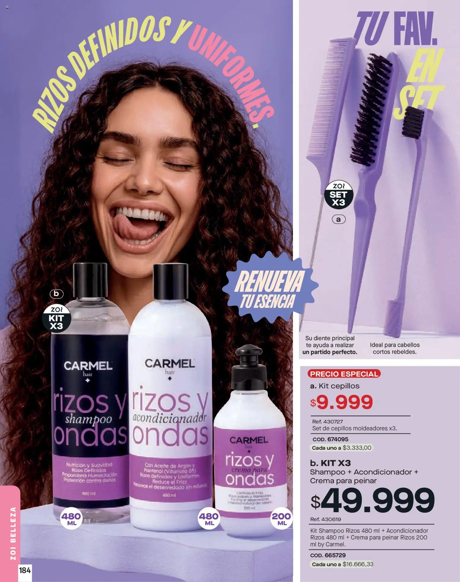 Carmel revista - valida desde el 01.02.2026 | Página: 184 | Productos: Té, Crema, Ropa, Aceite