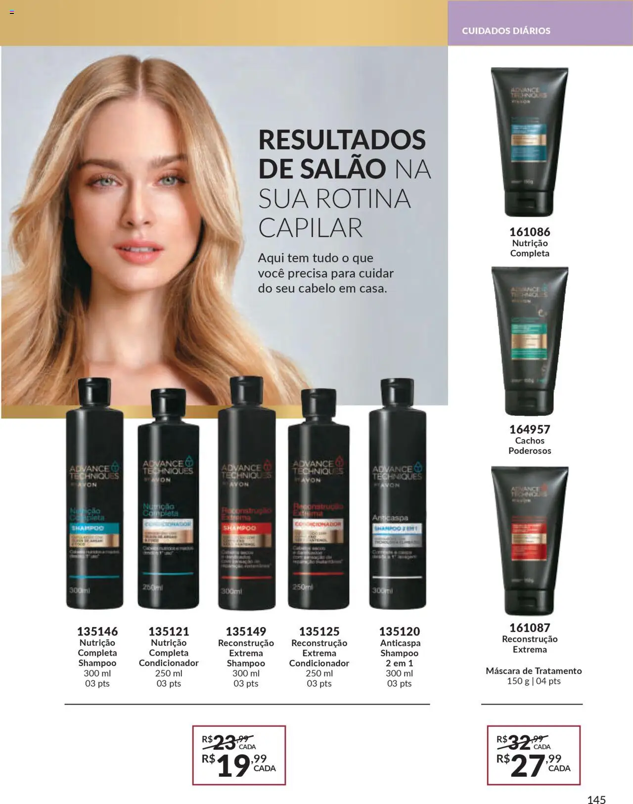 Avon Folheto - válido de 07.10.2025 | Página: 145 | Produtos: Shampoo, Condicionador