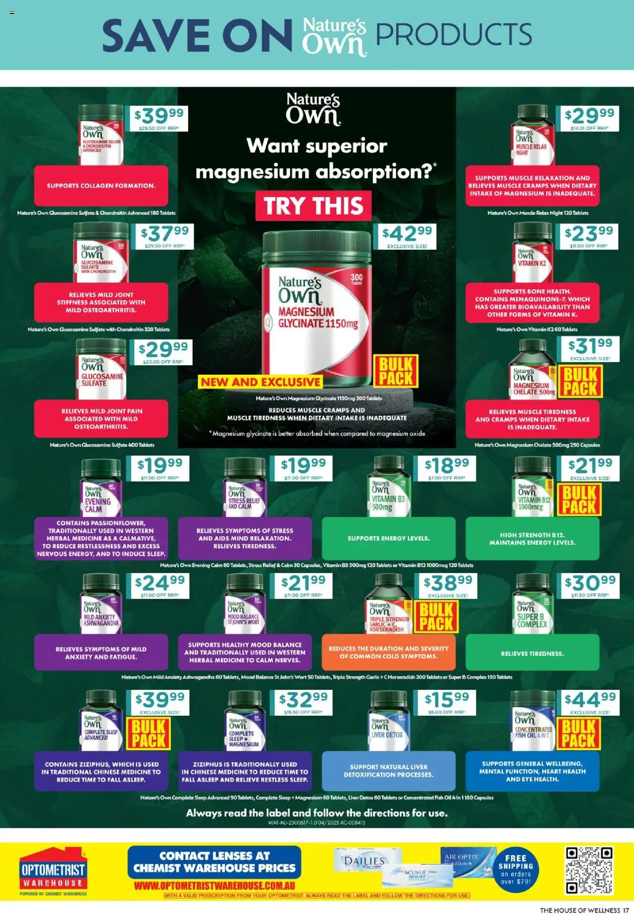 Chemist Warehouse catalogue - valid from 07.08.2025 | Page: 17 | Products: Oil, Fish oil, Collagen, Vitamin