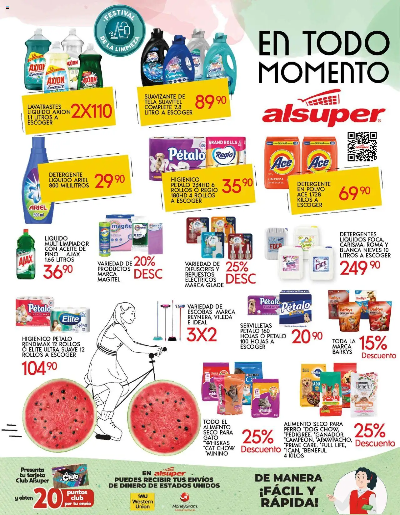 Nuevas ofertas de Alsuper válidas en toda la República Mexicana desde el 23.09.2025. ¡Encuentra las mejores ofertas en Alsuper - Folleto Saltillo! | Página: 8 | Productos: Aceite, Suavizante, Polvo, Servilletas