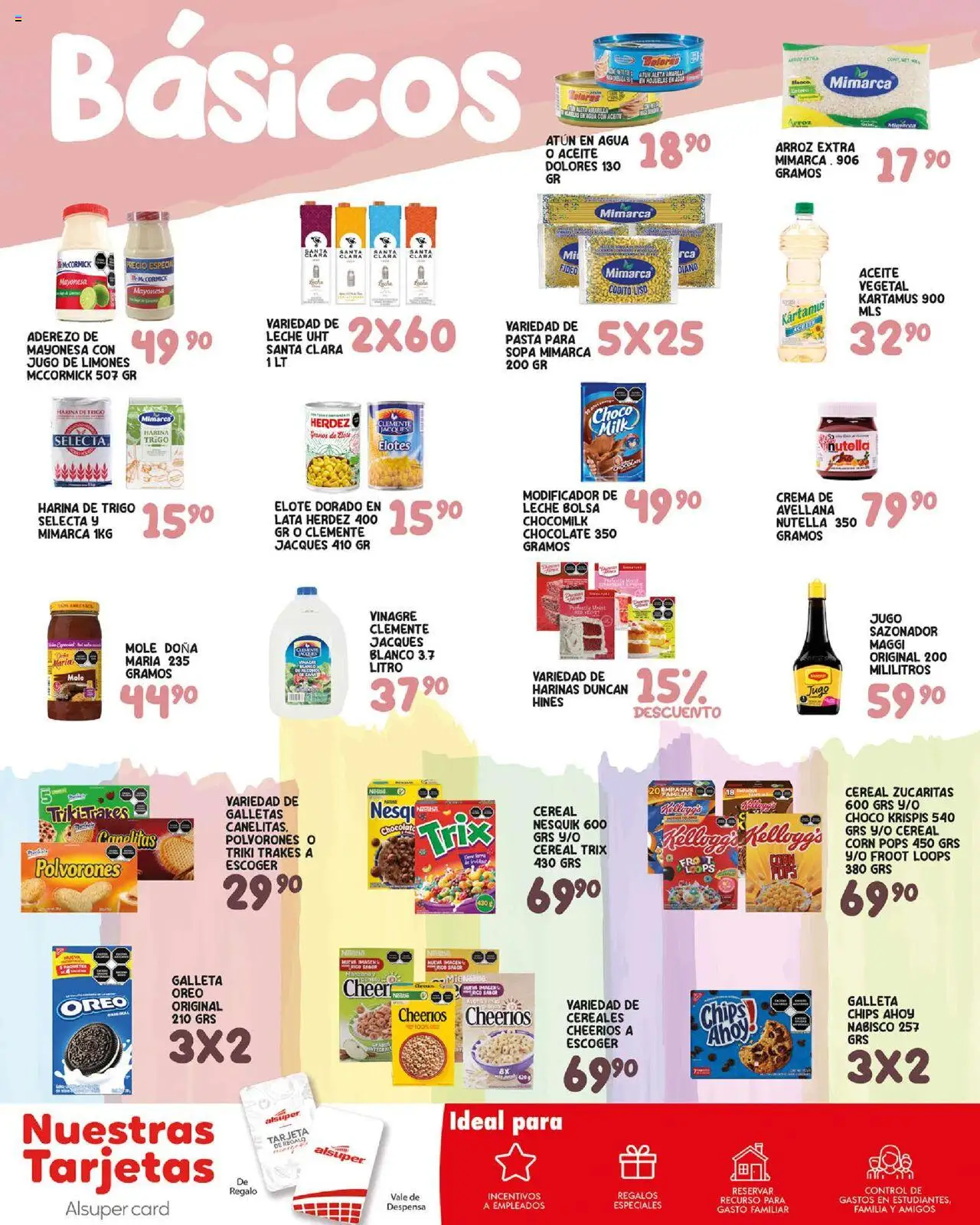 Nuevas ofertas de Alsuper válidas en toda la República Mexicana desde el 05.08.2025. ¡Encuentra las mejores ofertas en Alsuper - Folleto - Zacatecas! | Página: 6 | Productos: Vinagre, Leche, Jugo, Cereales