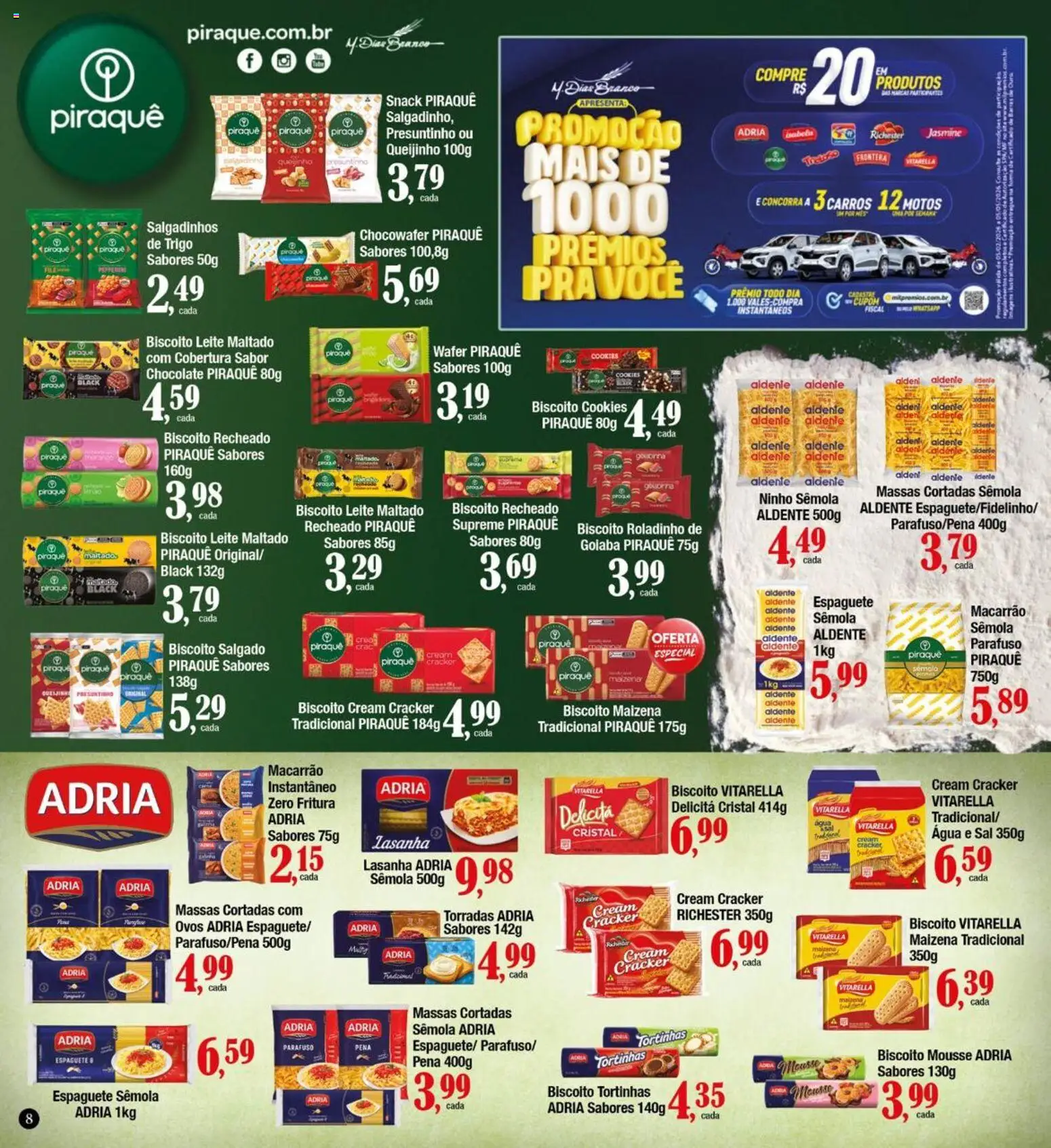 Supermercados Unidos Folheto - válido de 01.04.2026 | Página: 5 | Produtos: Mousse, Biscoito, Leite, Macarrão