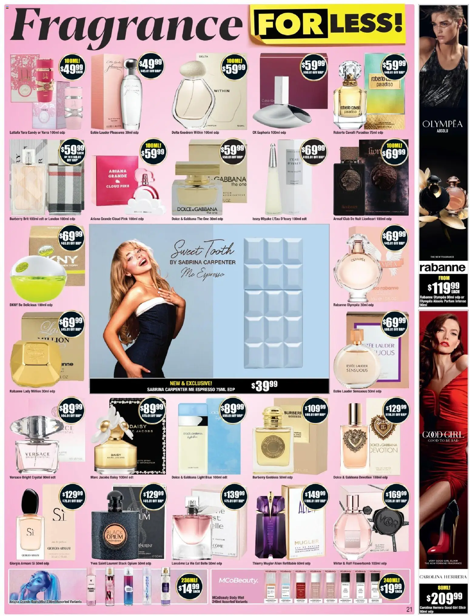 Chemist Warehouse catalogue - valid from 29.01.2026 | Page: 21 | Products: Fragrance, Light