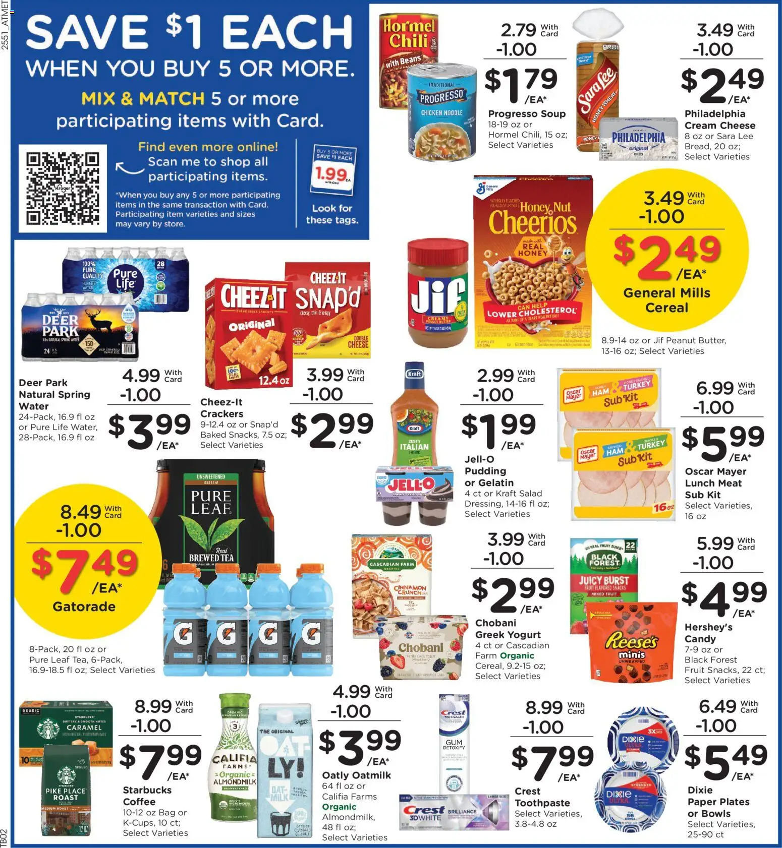 Kroger Weekly Ad - valid from 21.01.2026 | Page: 4 | Products: Milk, Ham, Cream, Bag